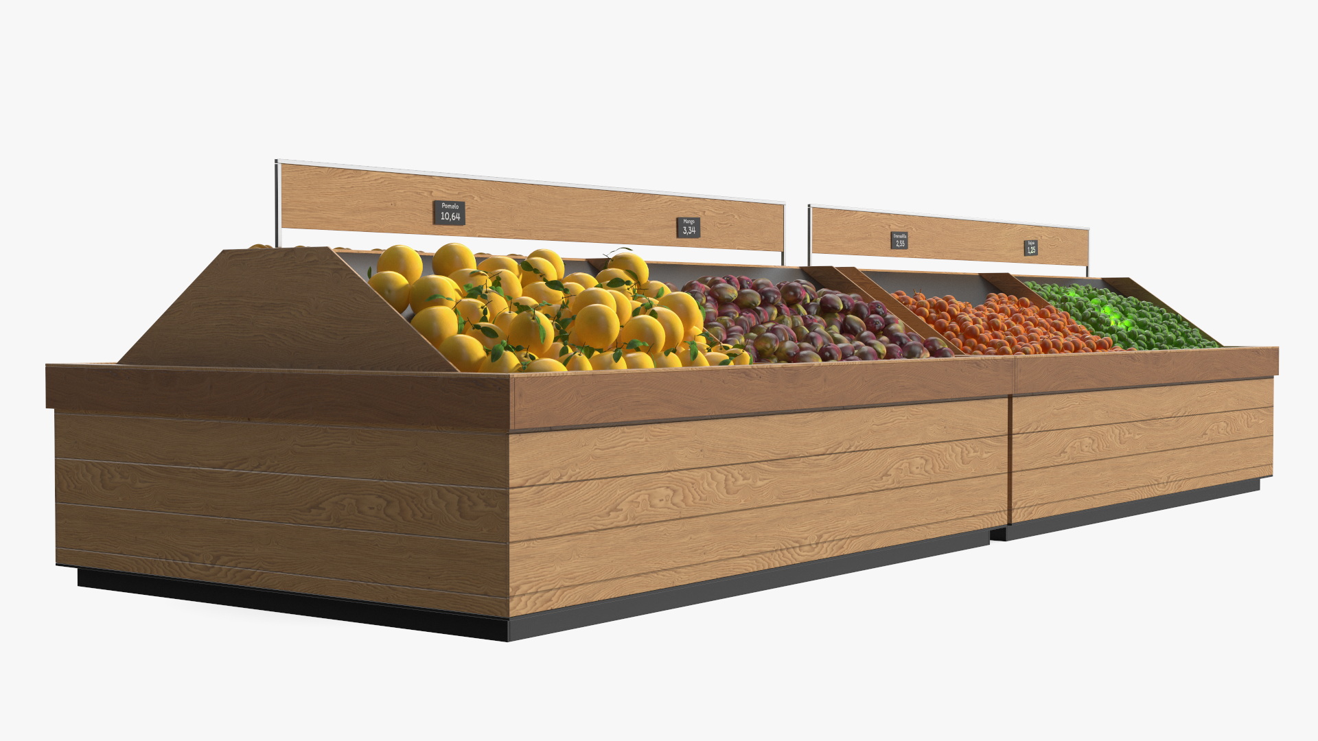 Fresh Fruit Counter 3D model