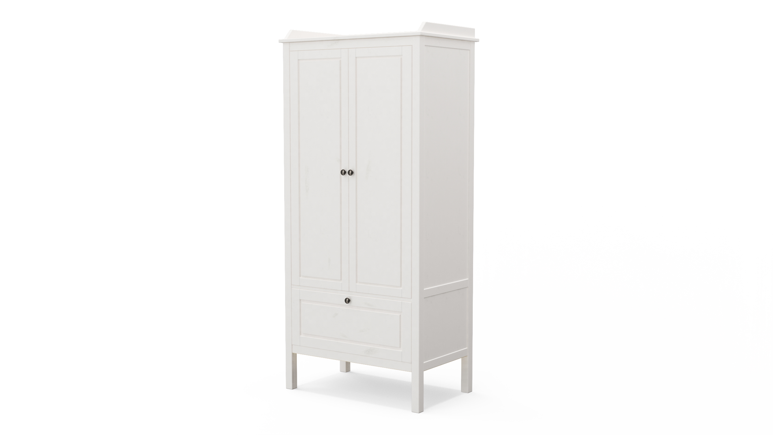 3D model Wardrobe Children for Room IKEA SUNDVIK White