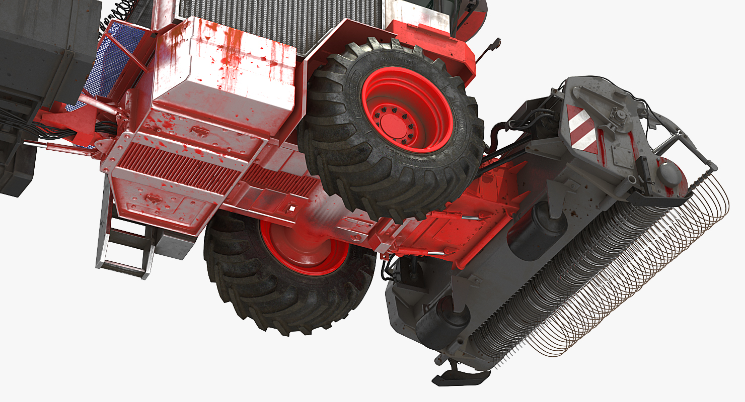 3D Combine Harvester Generic Dirty