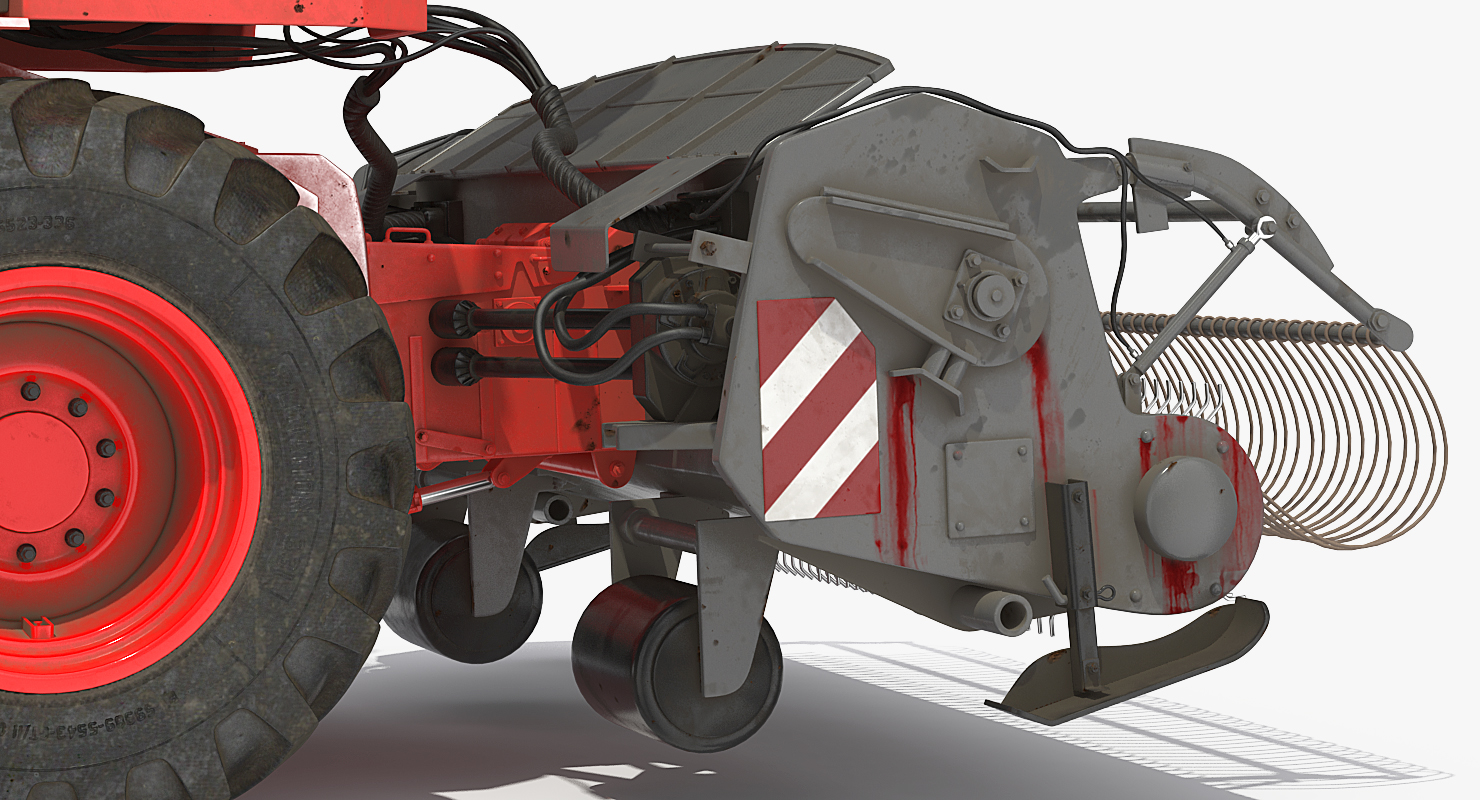 3D Combine Harvester Generic Dirty