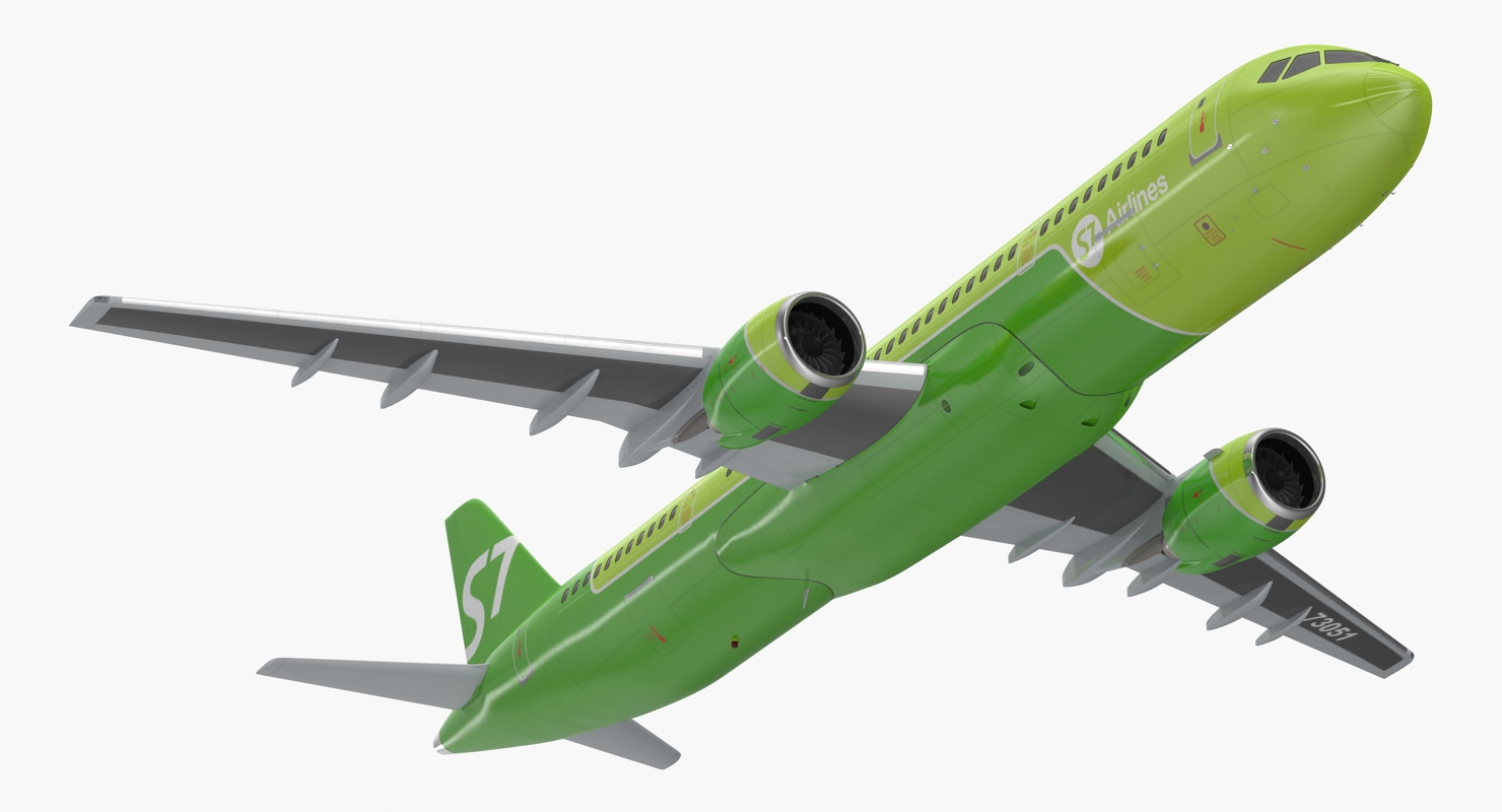 3D model Irkut MC 21 300 S7 Rigged