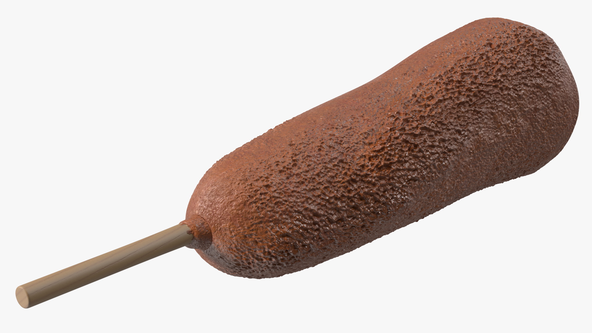 3D model Corn Dog Bitten