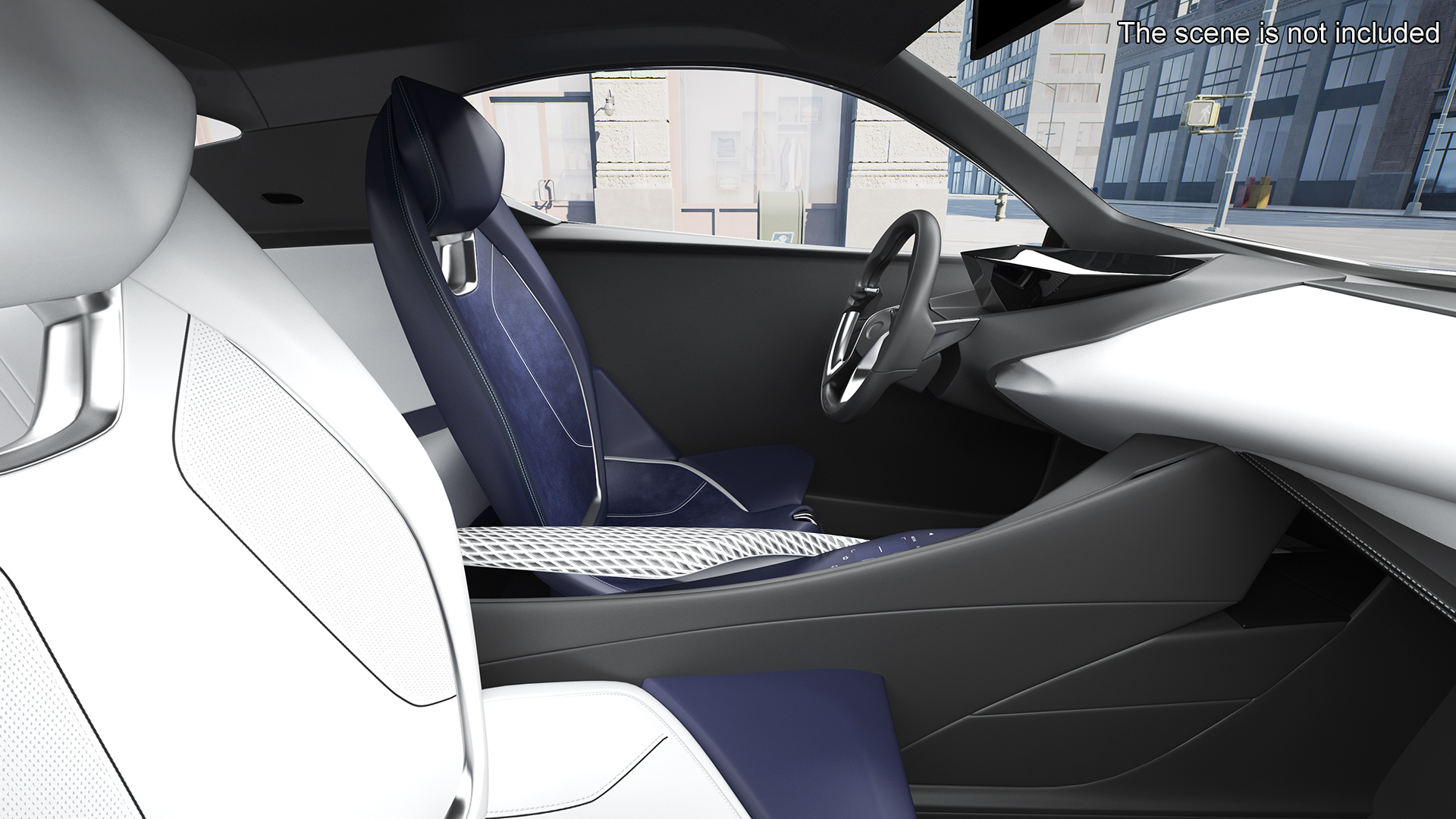 Concept Car Lexus LF-SA Simple Interior 3D model