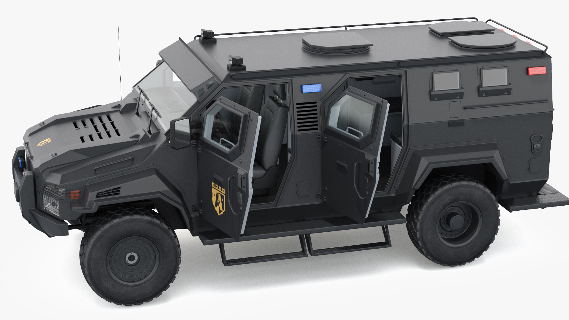 3D model Armored SWAT Truck Pit-Bull VX