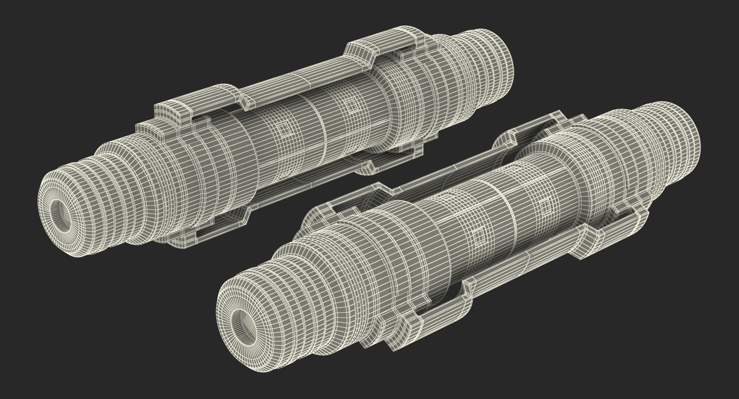 Sci Fi Anodized Piston 3 3D model