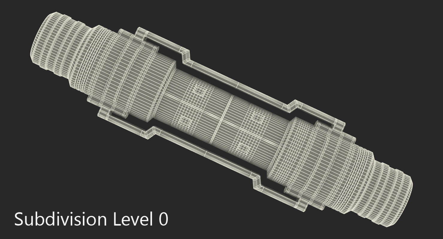 Sci Fi Anodized Piston 3 3D model