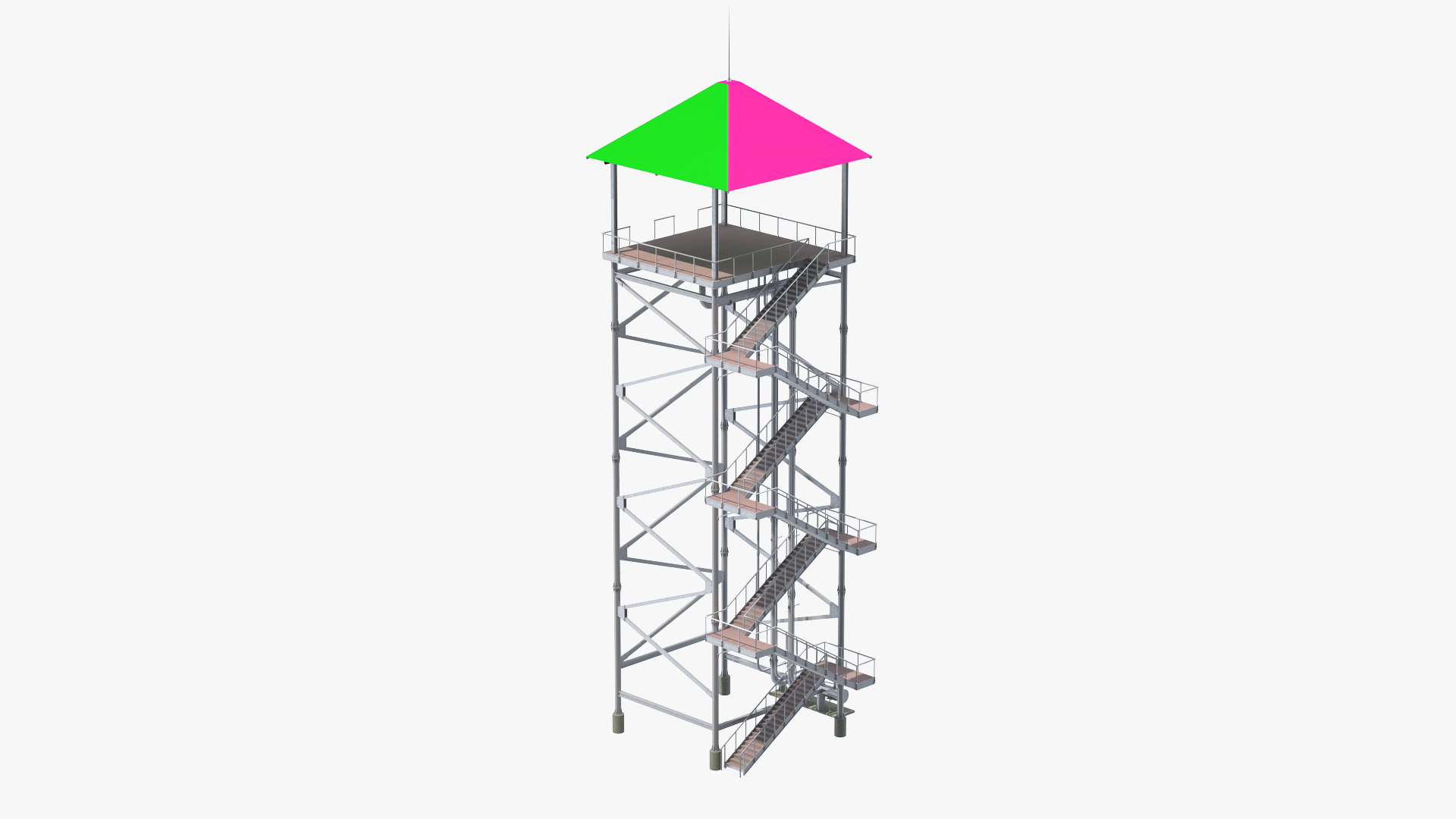 3D Waterslide Tower