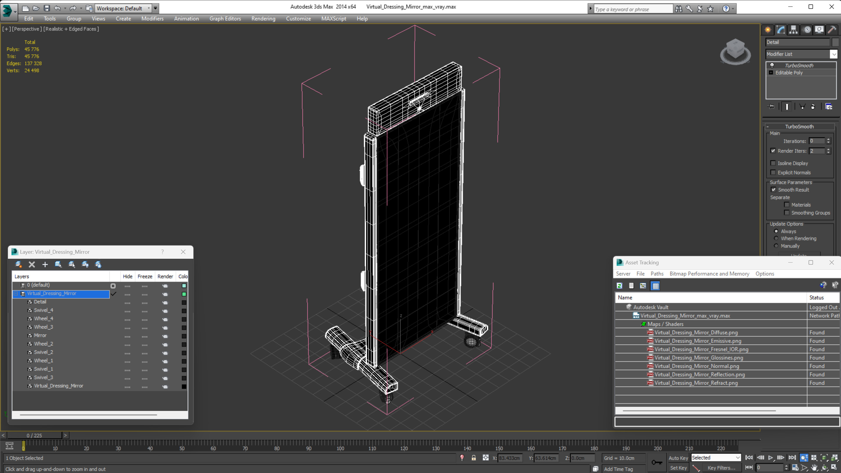 3D Virtual Dressing Mirror model