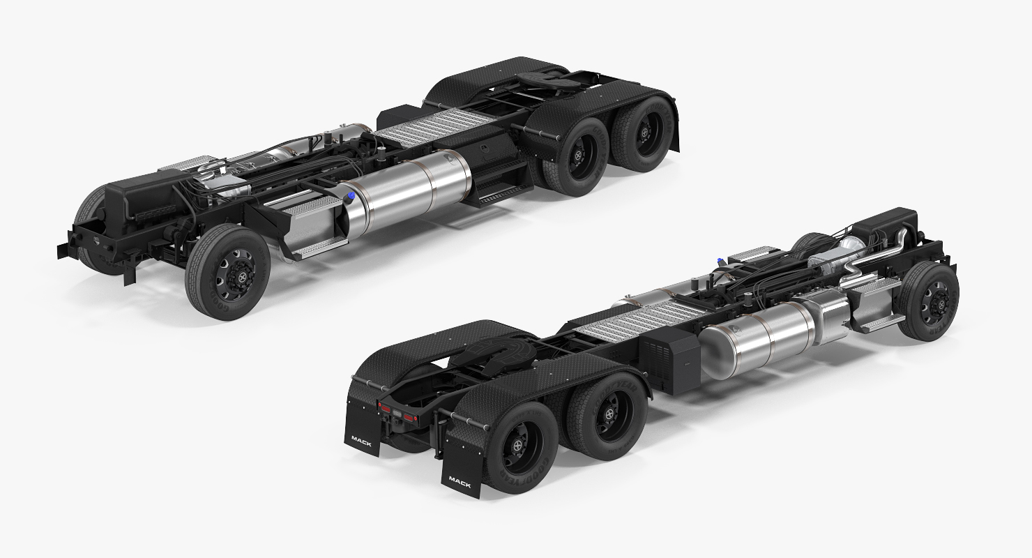 3D Truck Chassis model