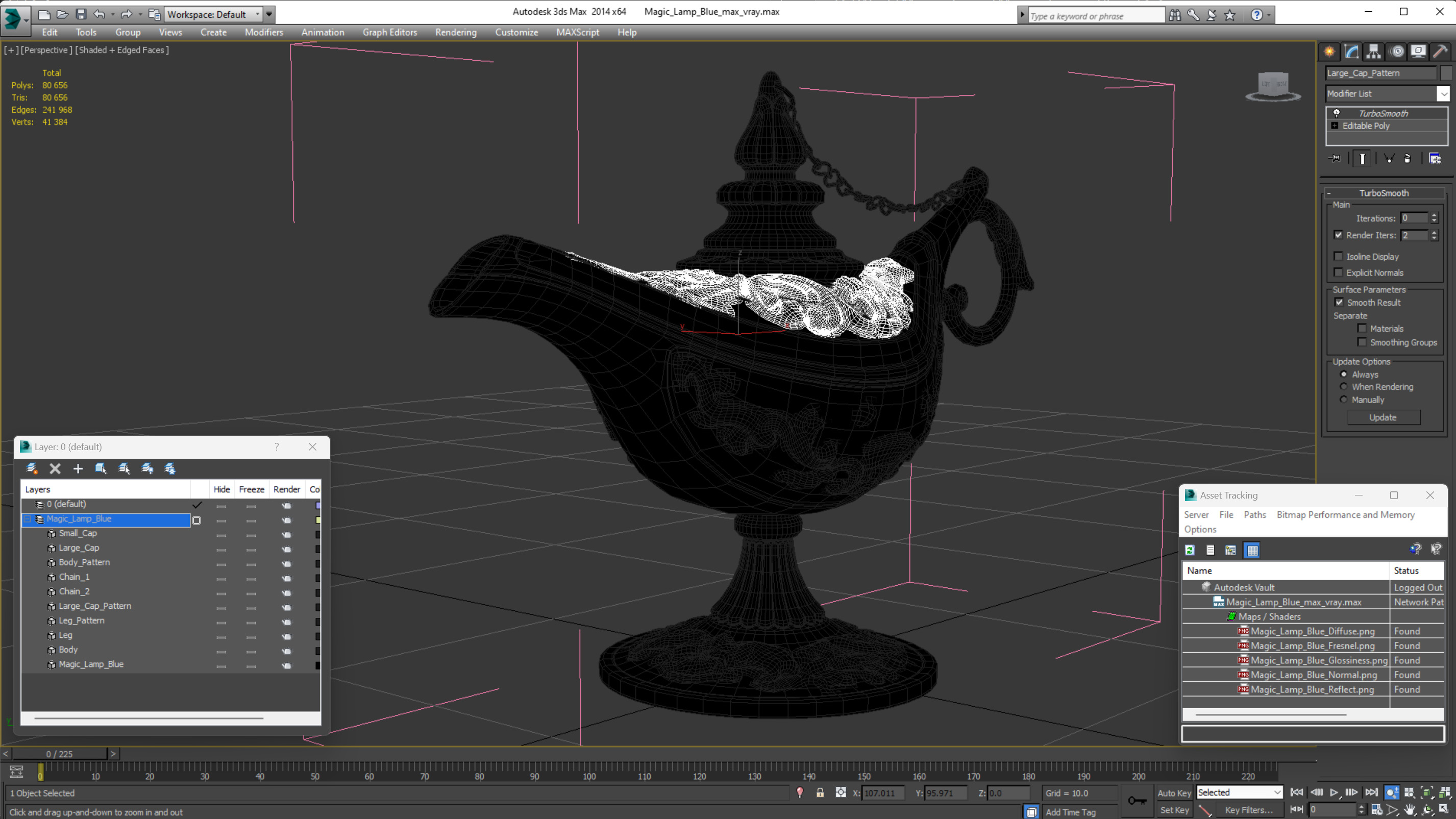 3D model Magic Lamp Blue