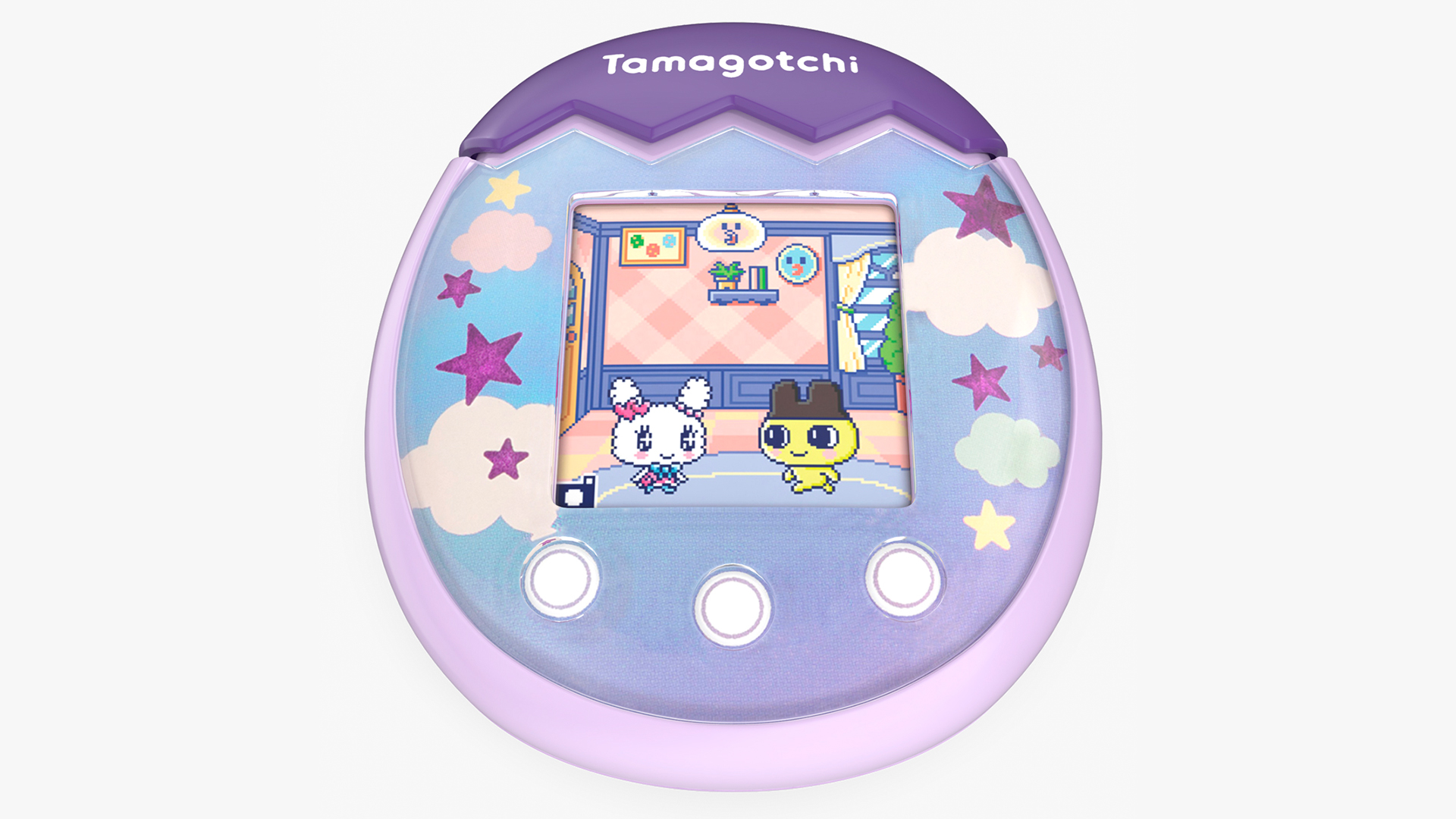 3D Interactive Pet Tamagotchi Pix Sky Violet