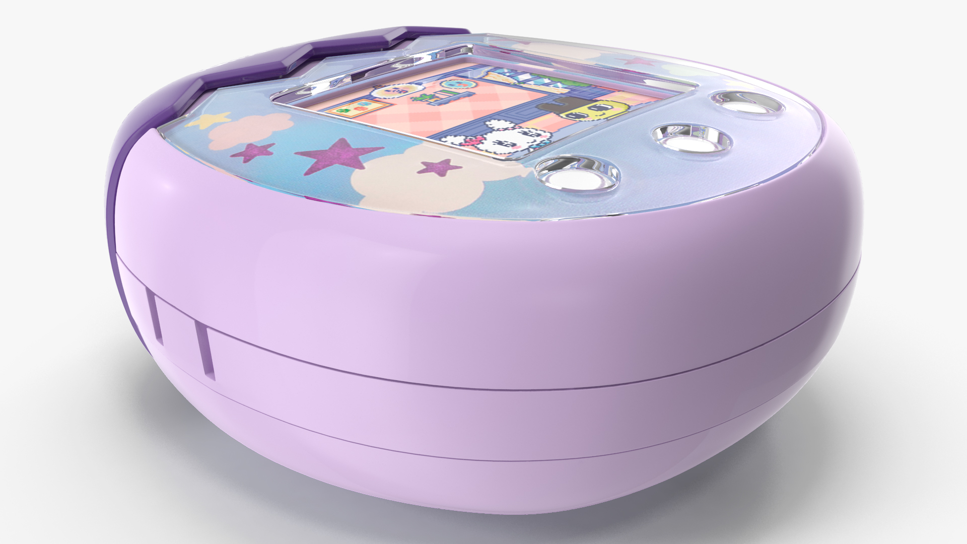 3D Interactive Pet Tamagotchi Pix Sky Violet