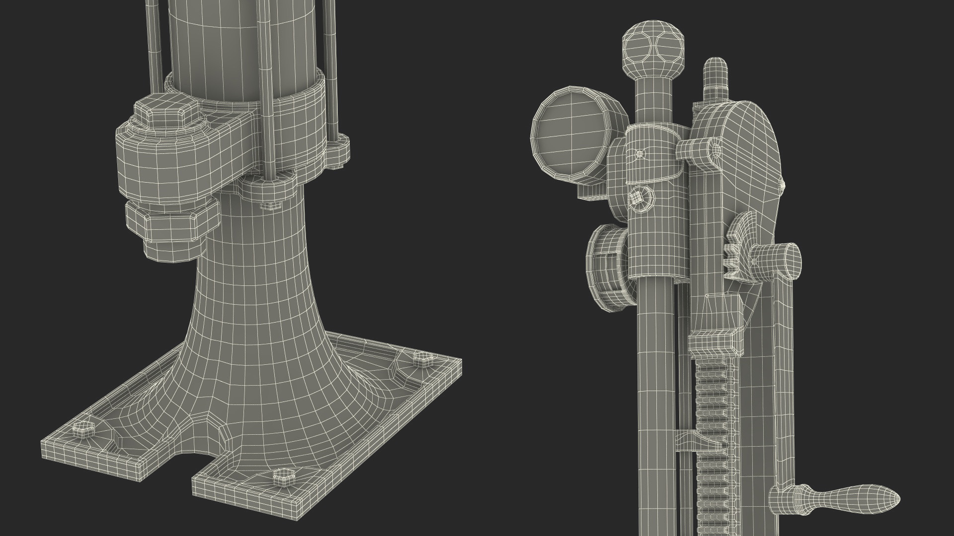 Retro Self Measuring Gas Pump 3D model