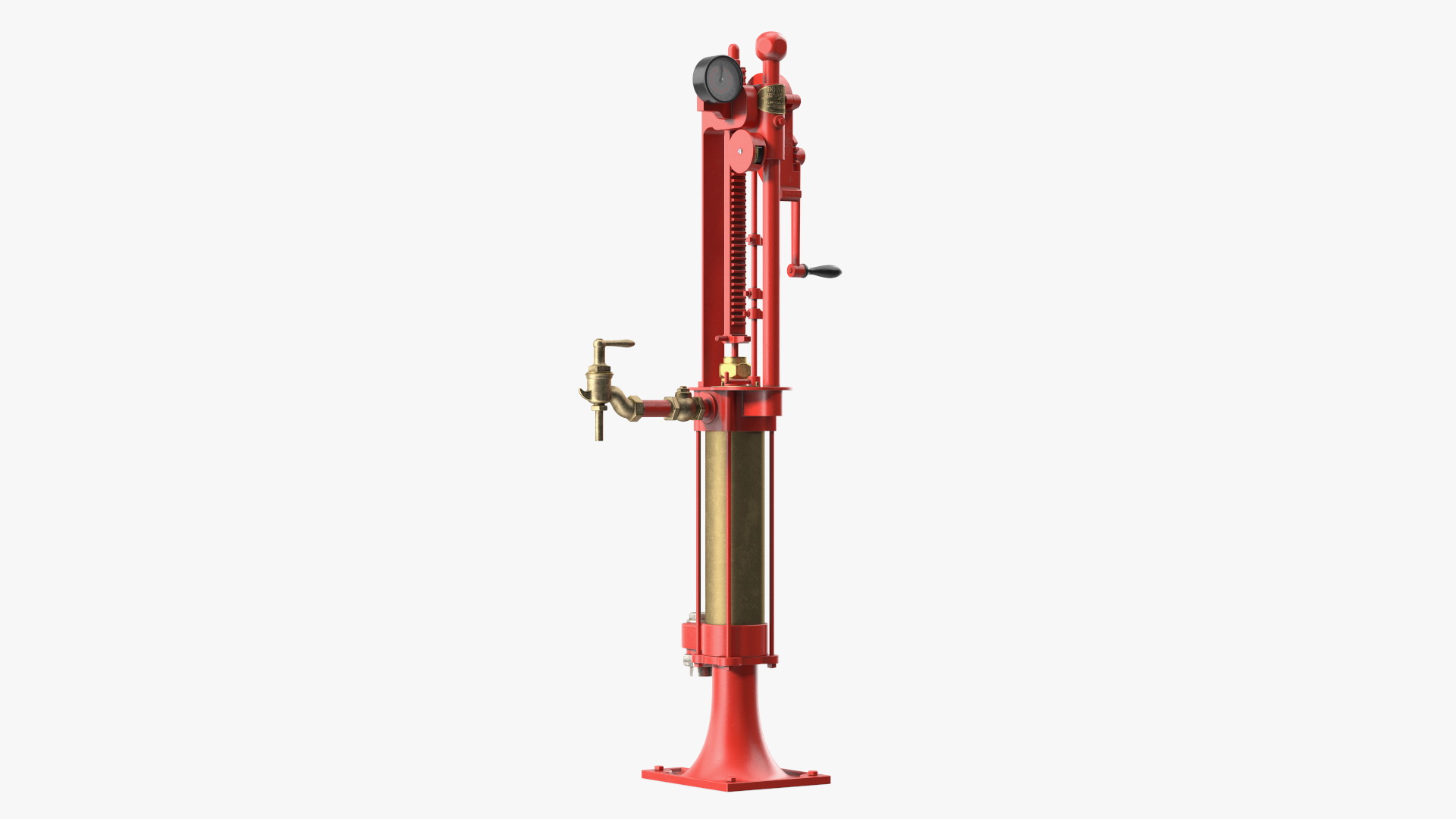 Retro Self Measuring Gas Pump 3D model