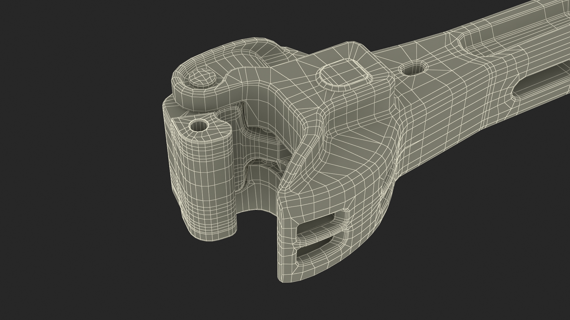 3D AAR Railway Janney Coupler