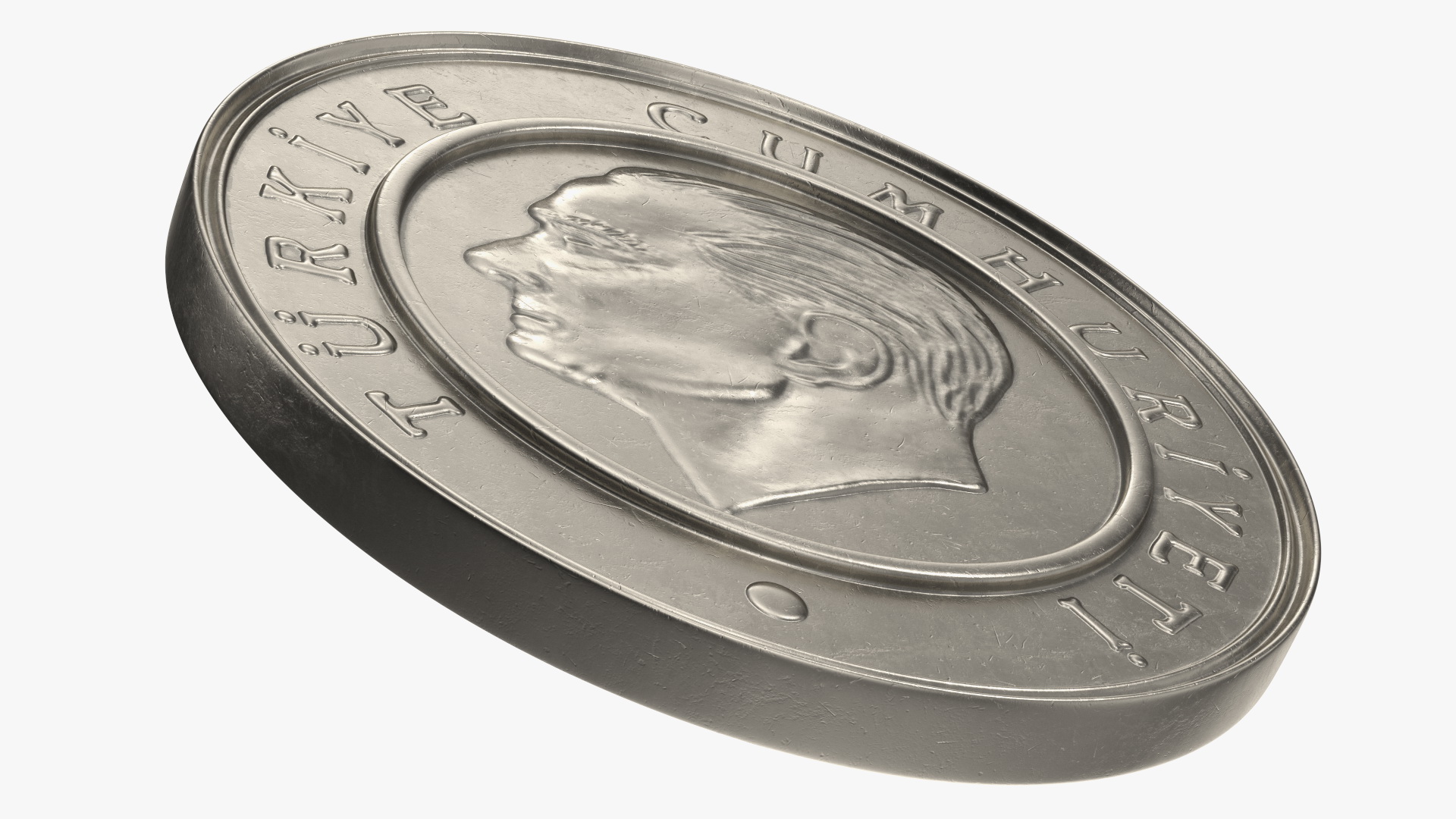 3D model Turkey Coin 25 Kurus