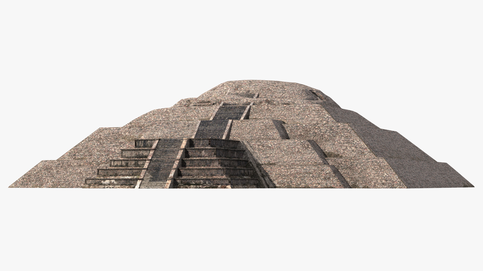 3D Teotihuacan Piramide de la Luna