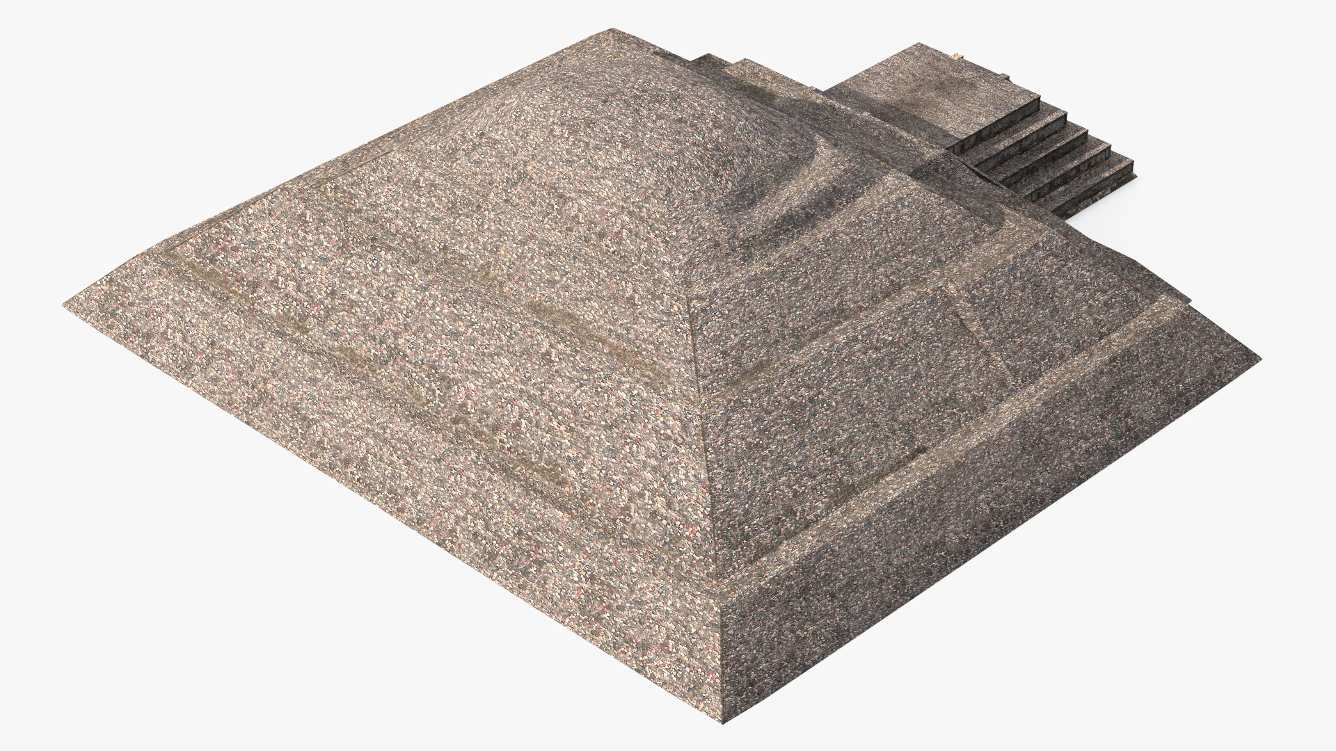 3D Teotihuacan Piramide de la Luna