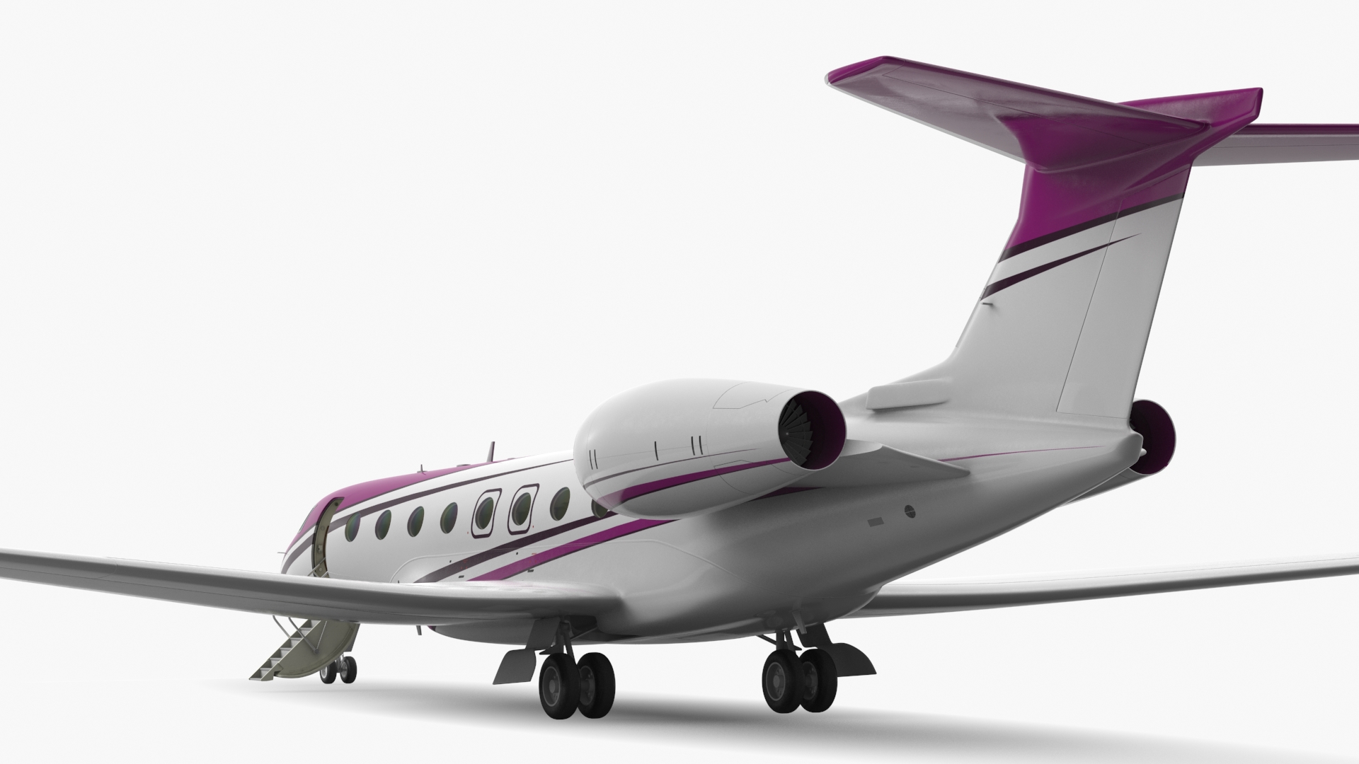 3D Large Business Jet model