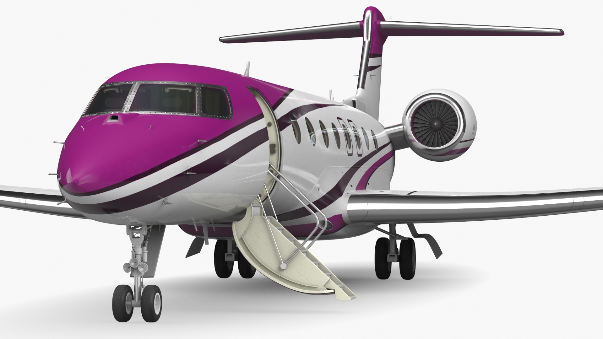 3D Large Business Jet model