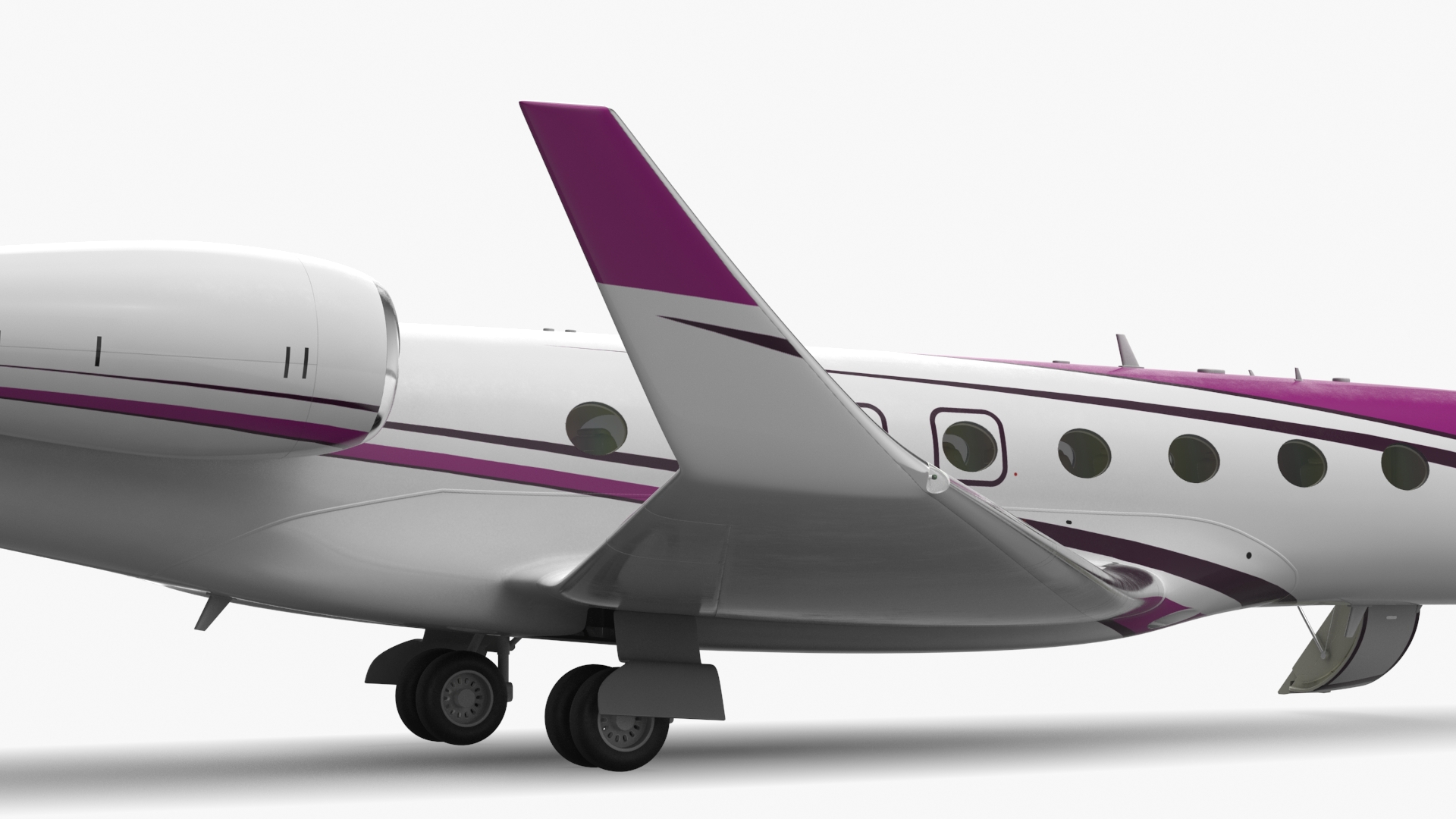 3D Large Business Jet model