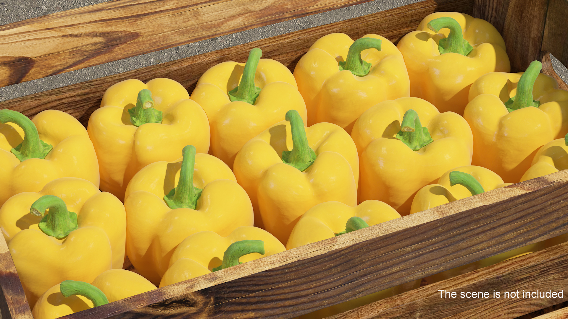 Sweet Bell Pepper Yellow 3D model