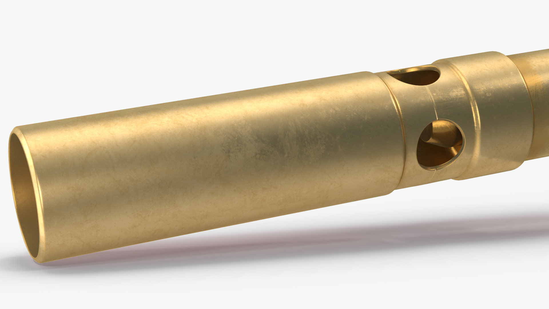 Brass Pencil Flame Propane Torch Head 3D