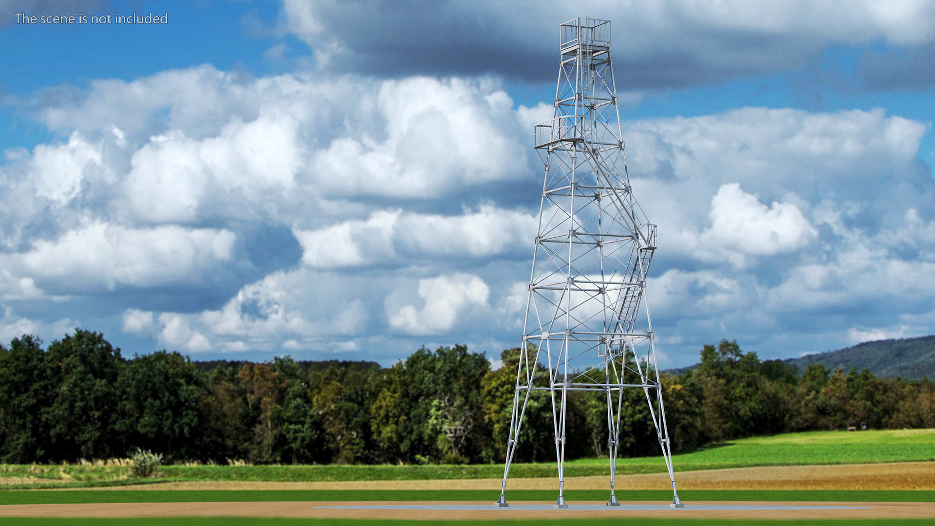 3D model Fire Tower