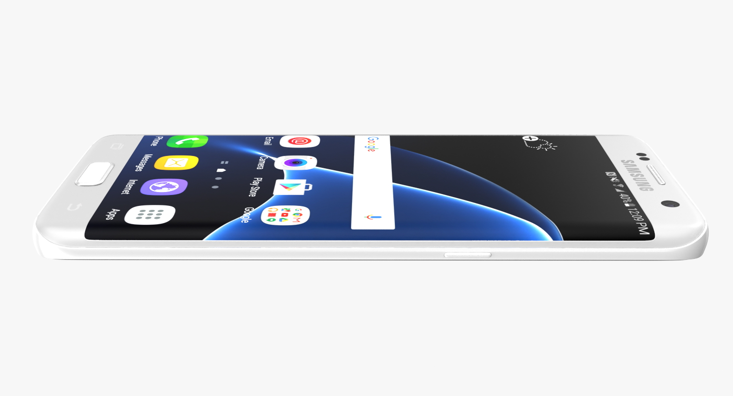 Samsung Galaxy S7 Edge Silver 3D model