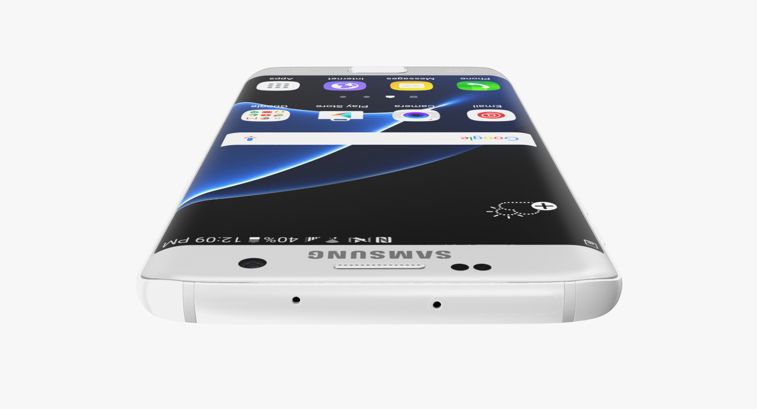 Samsung Galaxy S7 Edge Silver 3D model