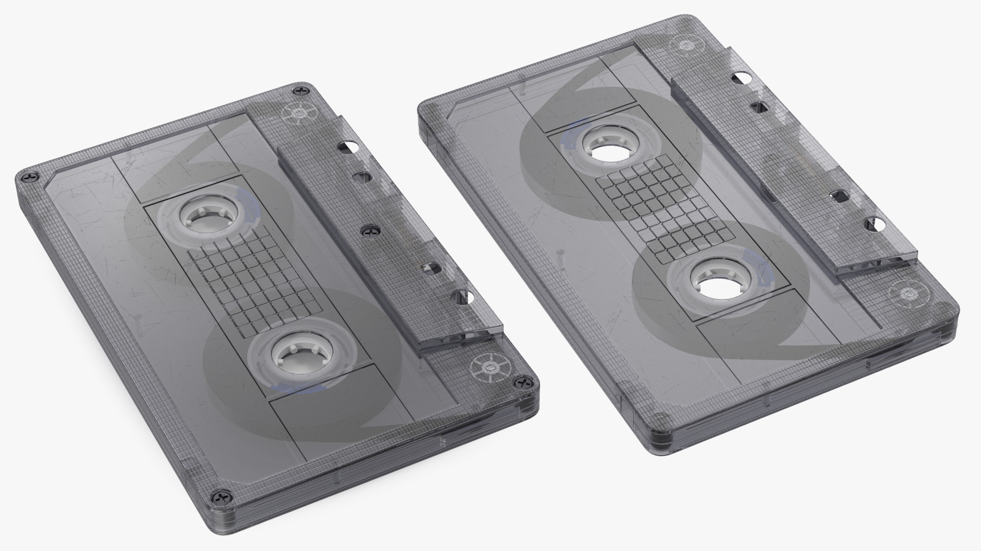 3D Cassette Tape model