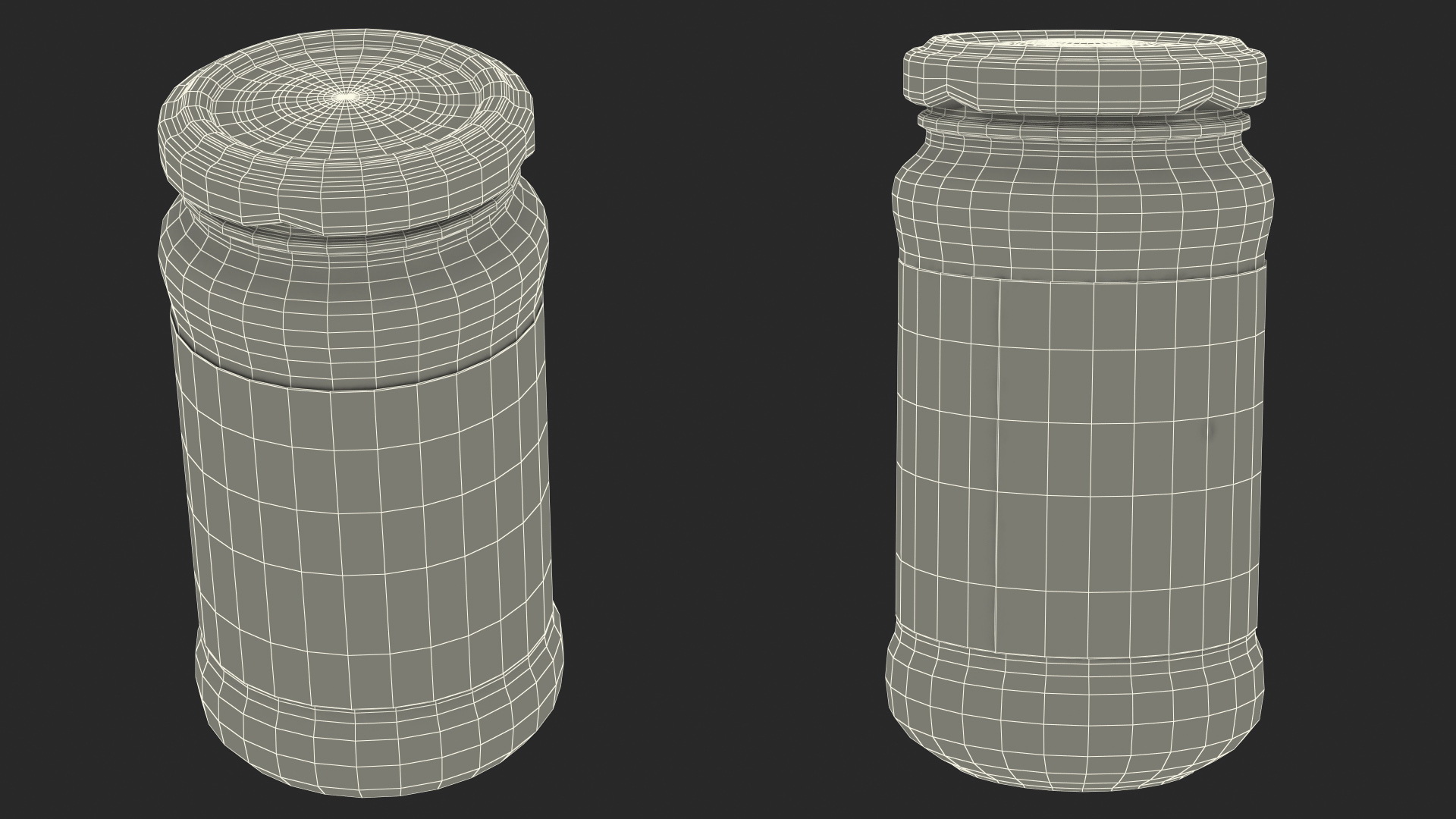 Pesto Sauce Pot 6oz 3D model