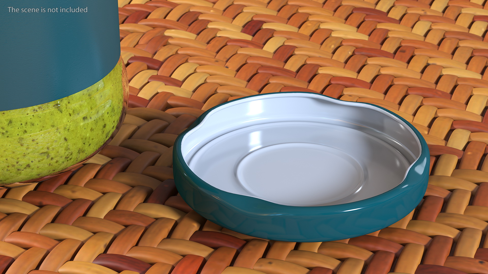 Pesto Sauce Pot 6oz 3D model