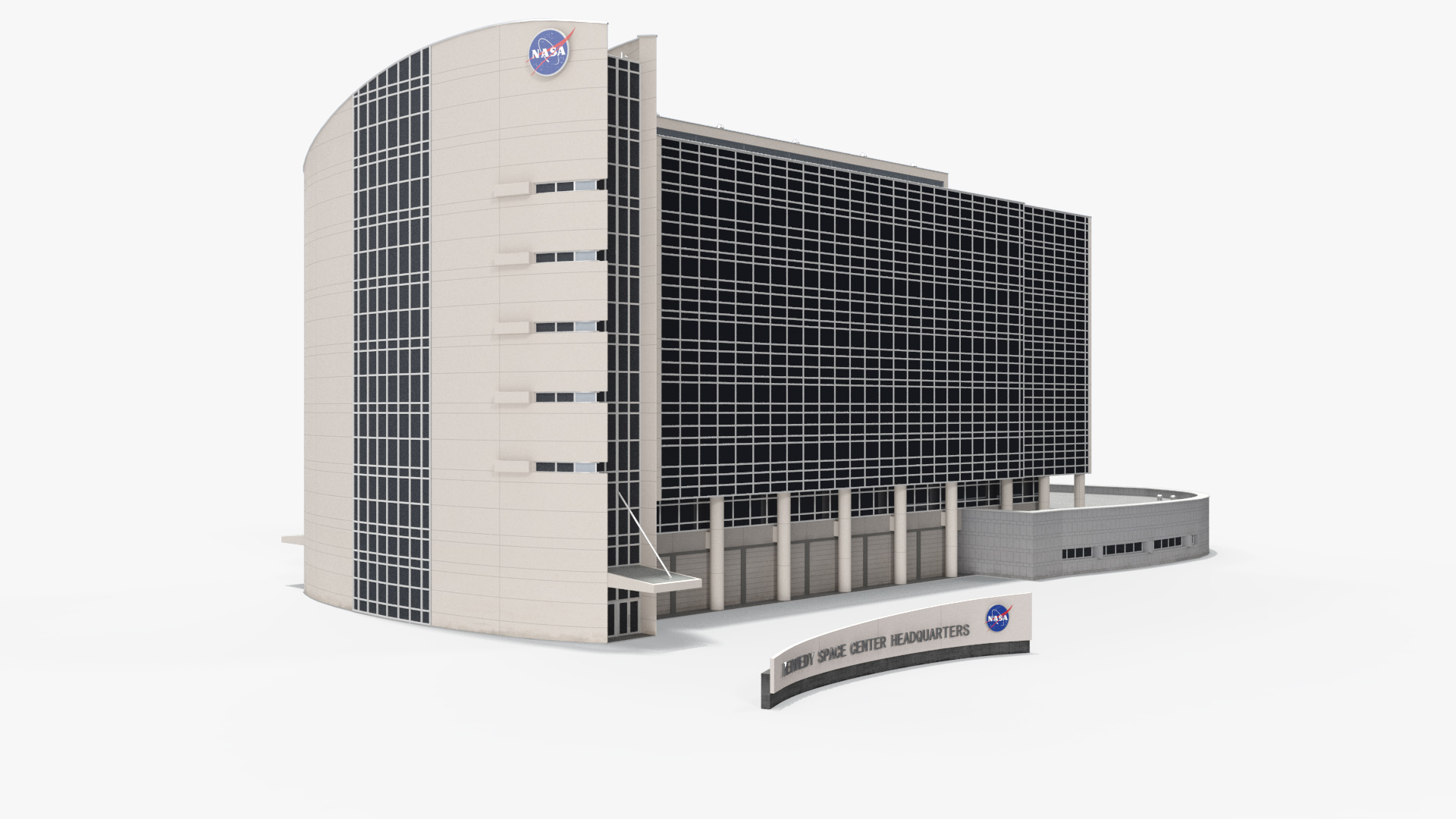 3D Kennedy Space Center NASA Headquarters model