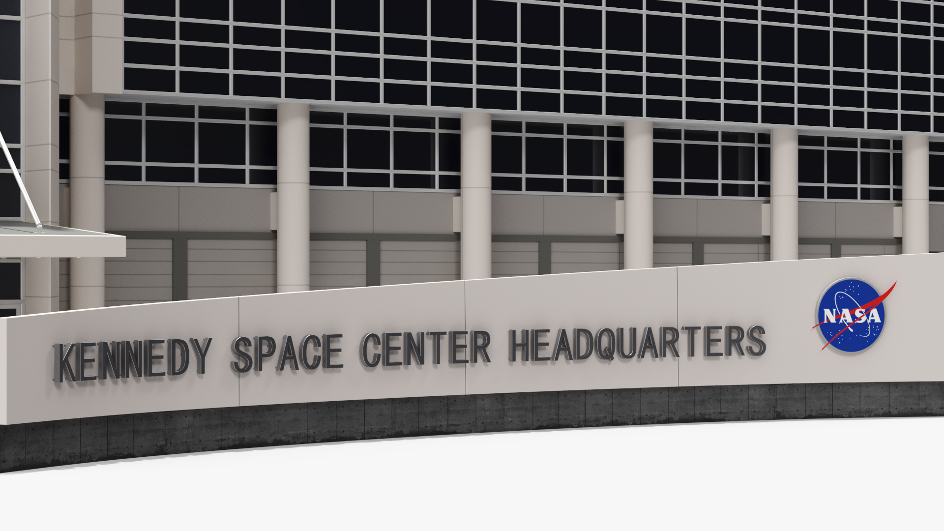 3D Kennedy Space Center NASA Headquarters model