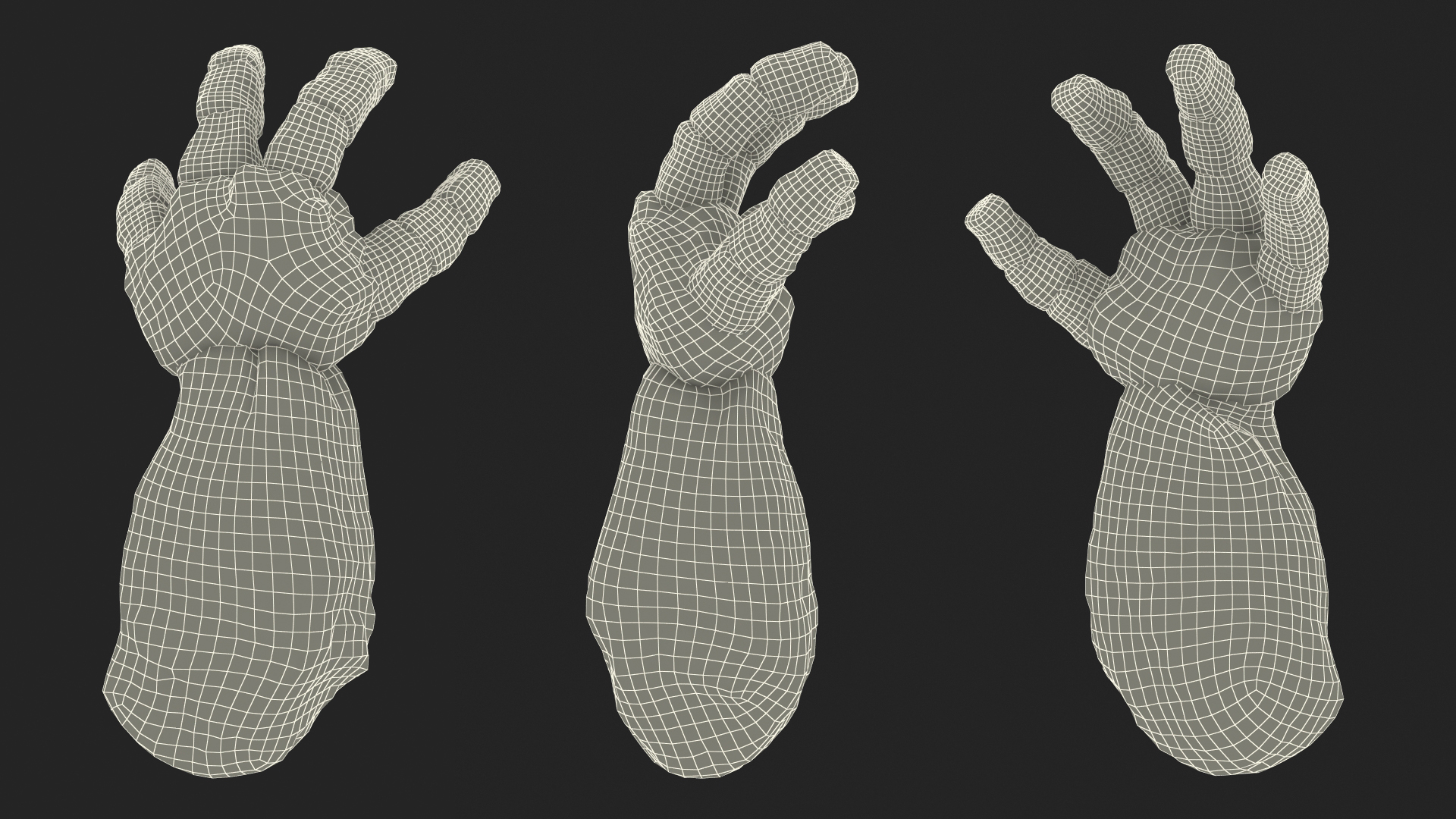 3D Stone Golem Hand