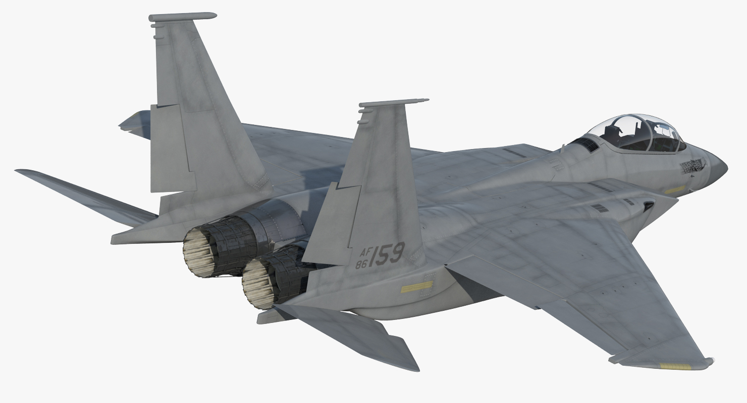 F-15 Silent Eagle Rigged 3D model