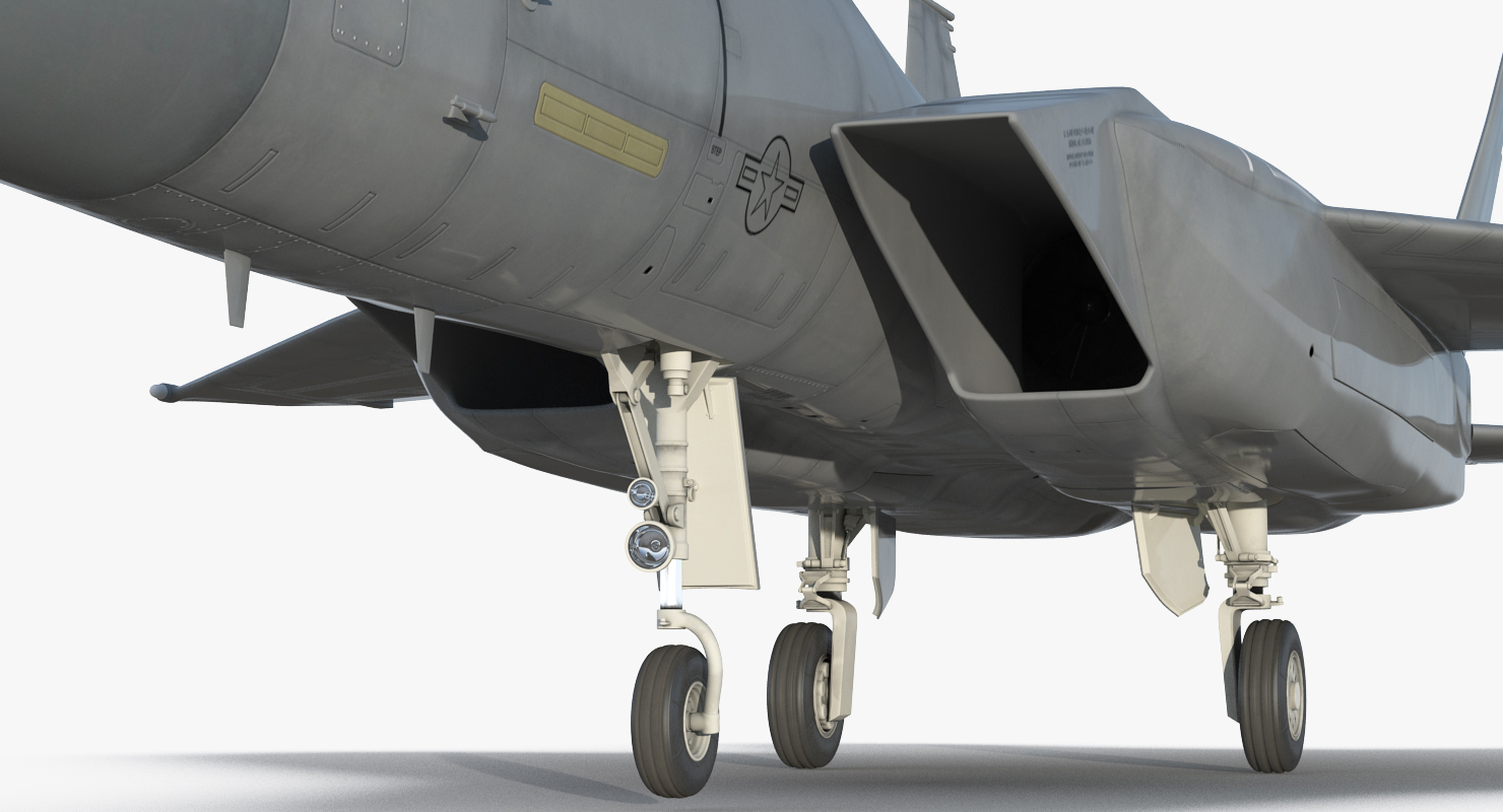 F-15 Silent Eagle Rigged 3D model