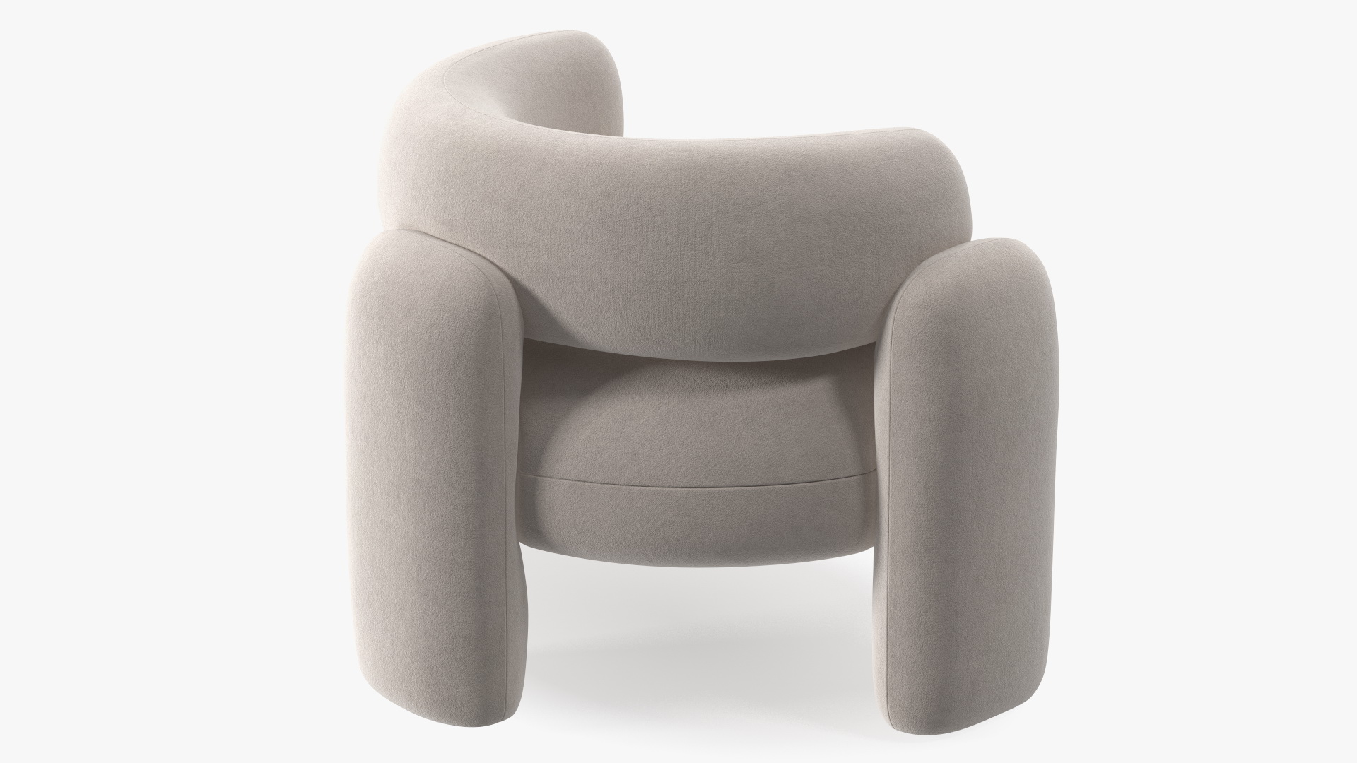 Royal Stranger Embrace Modern Armchair Beige 3D model