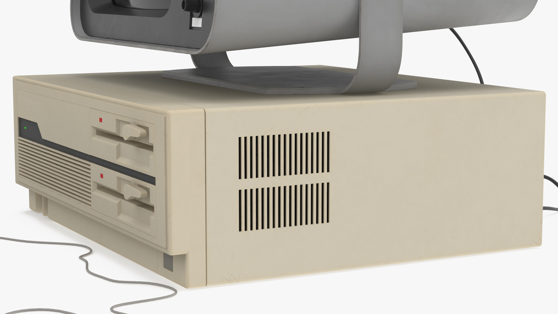 Retro Style Personal Computer 3D model