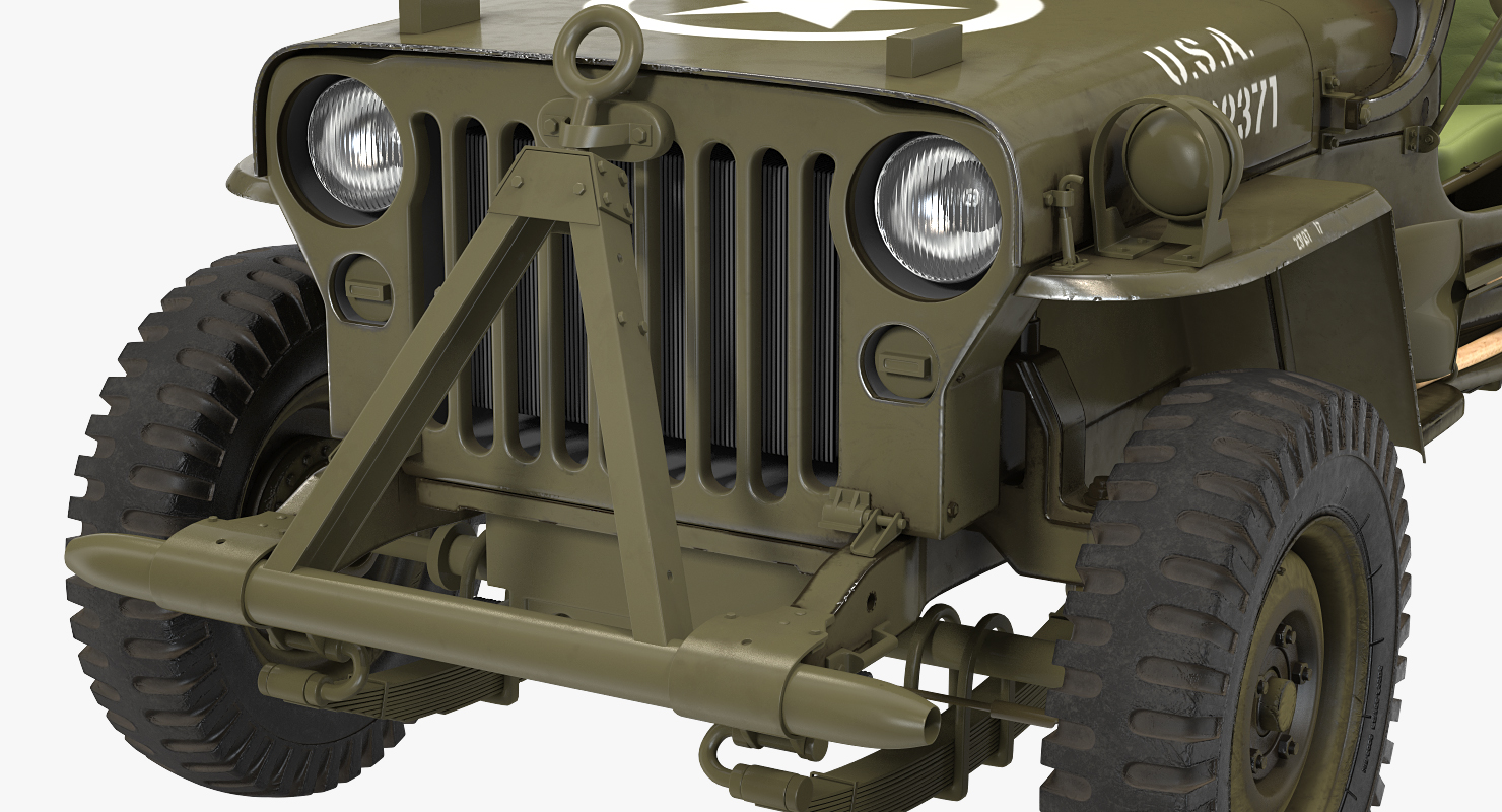 US Army Jeep Willys MB 3D