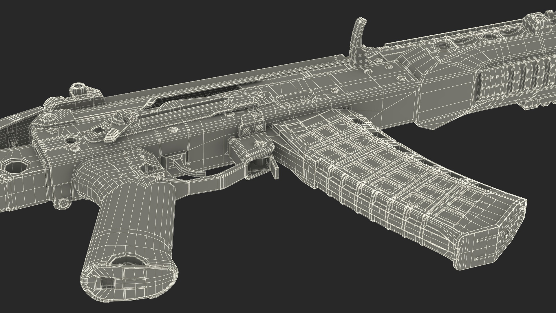 3D Kalashnikov Assault Rifle AK-12