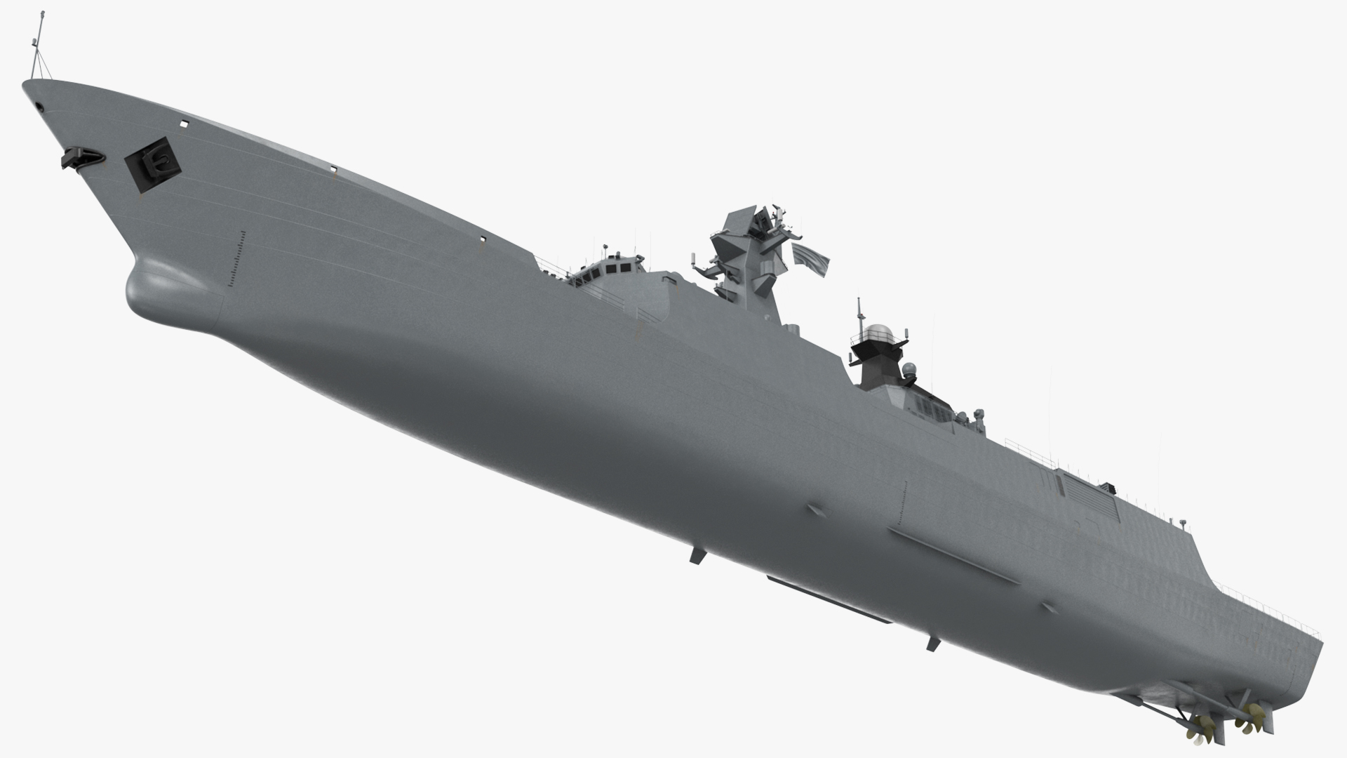 Frigate 3D model