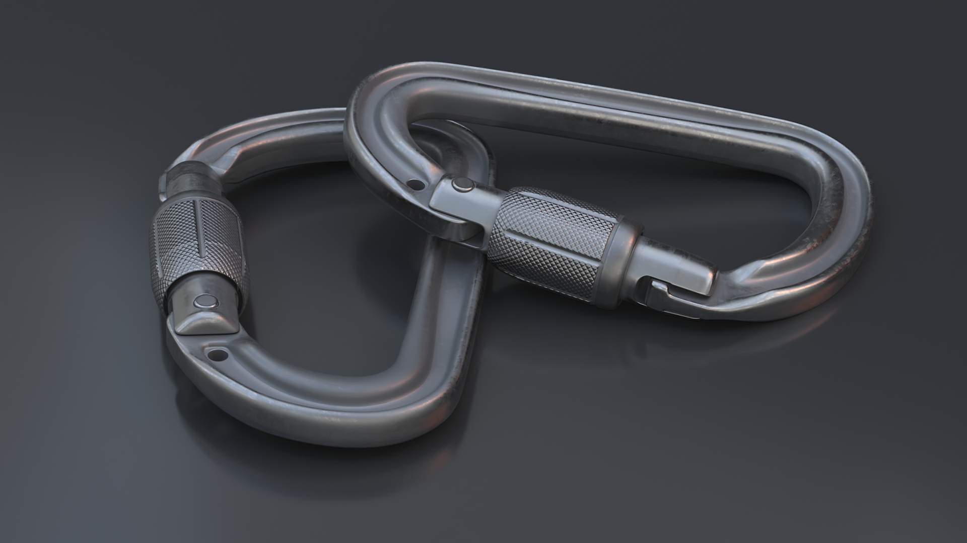 Unpainted Carabiner 3D model