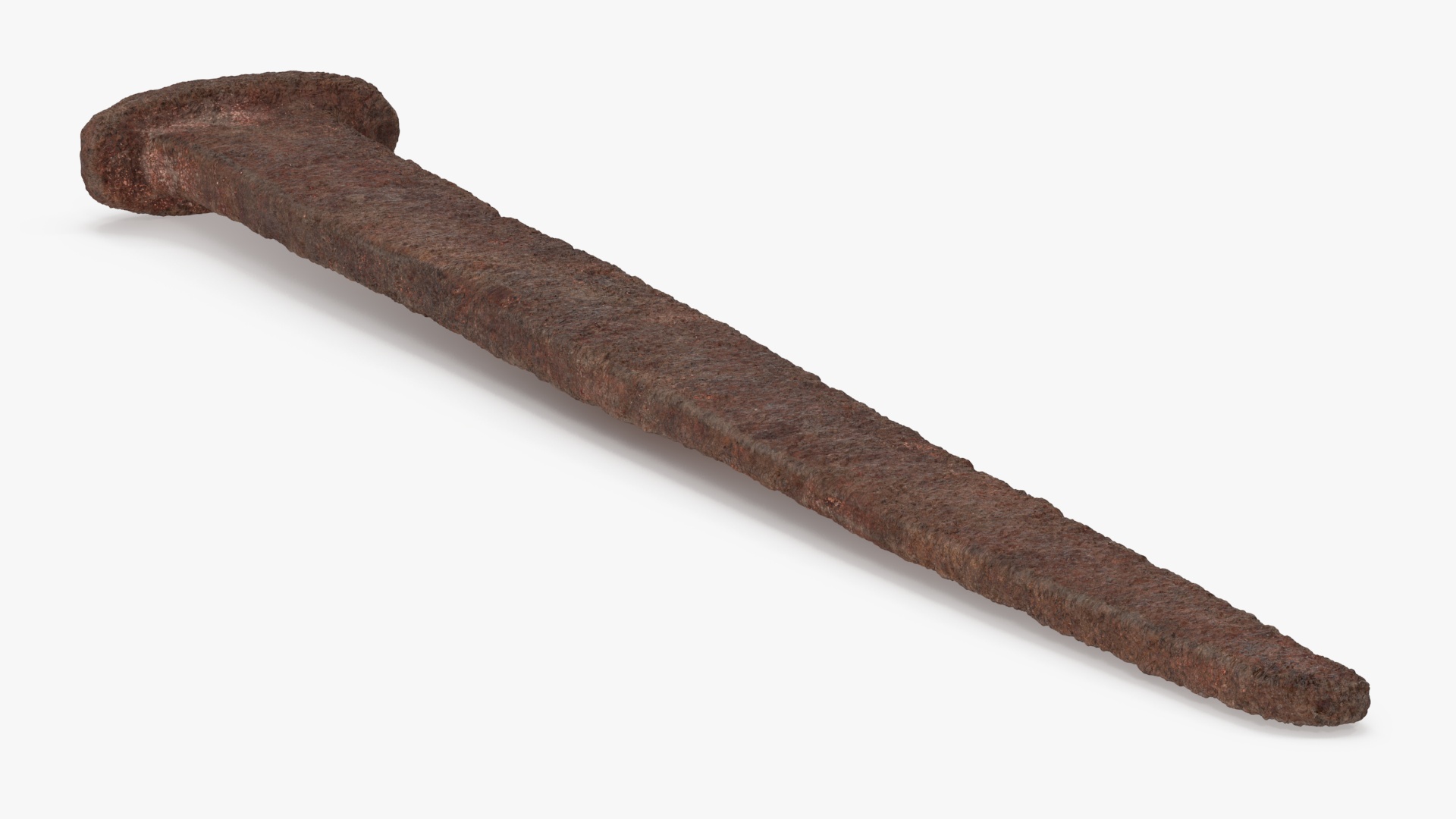 3D model Rusty Iron Nail