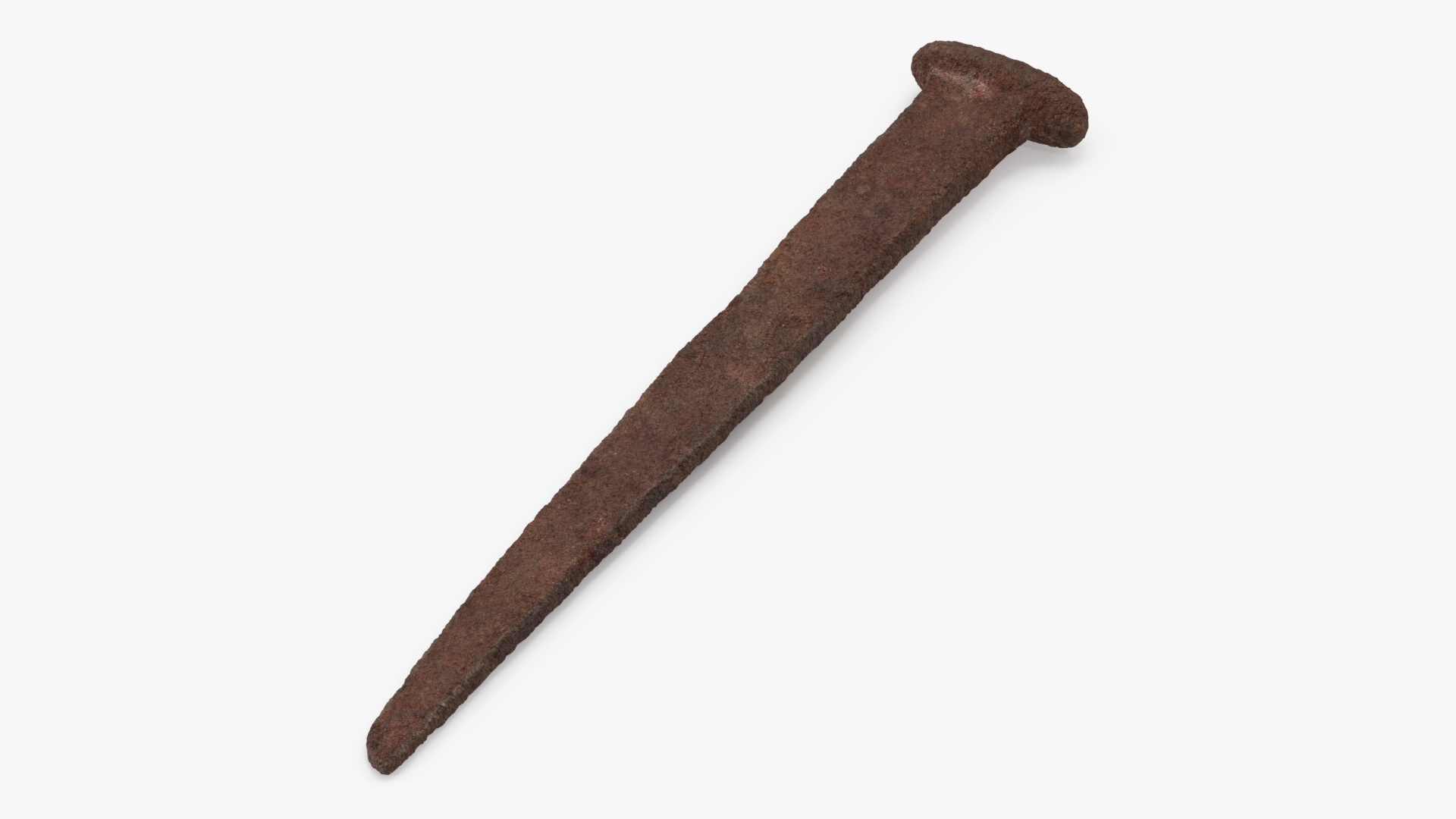 3D model Rusty Iron Nail