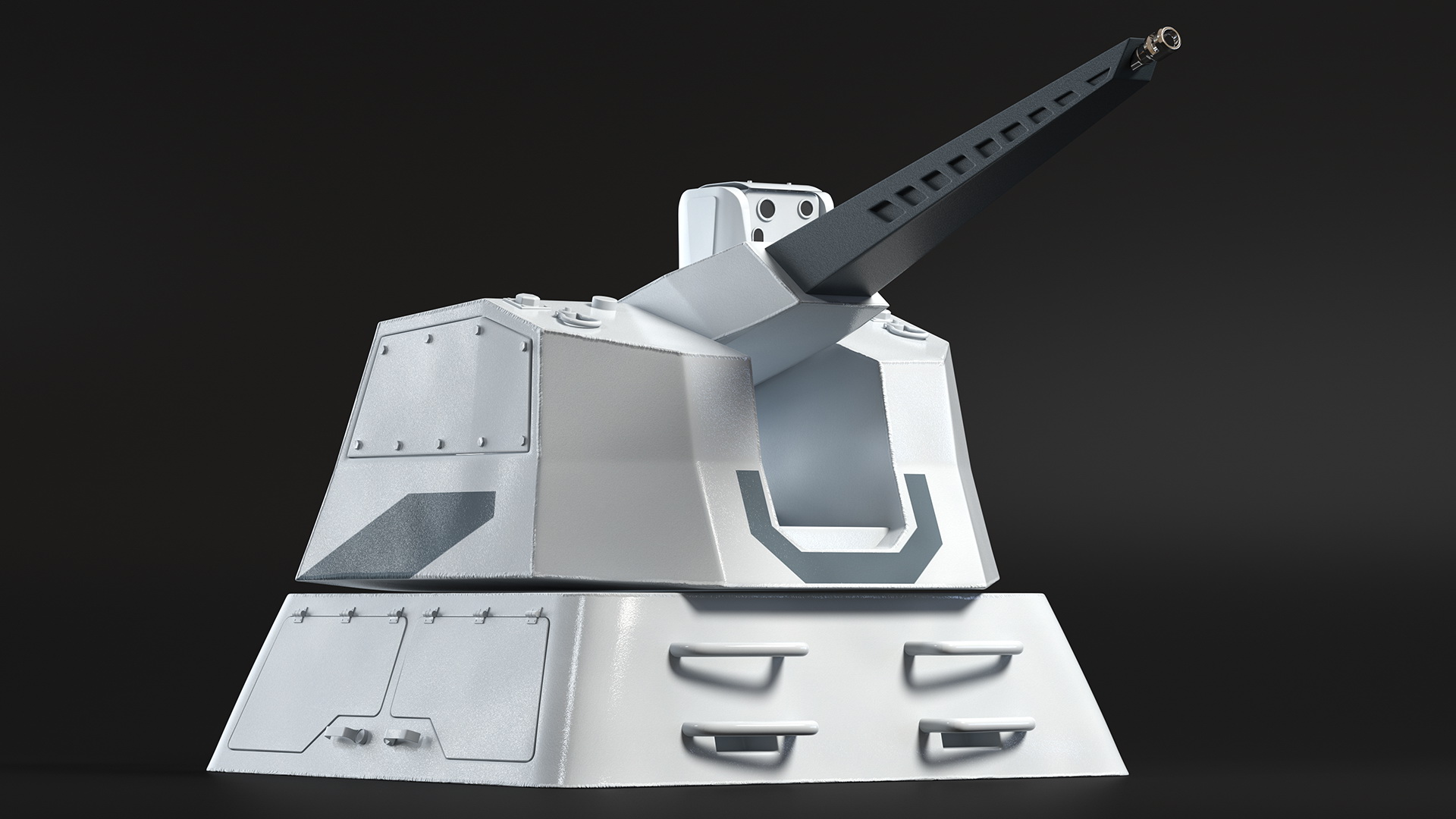 3D model Autonomous Rapid-Firing Turret