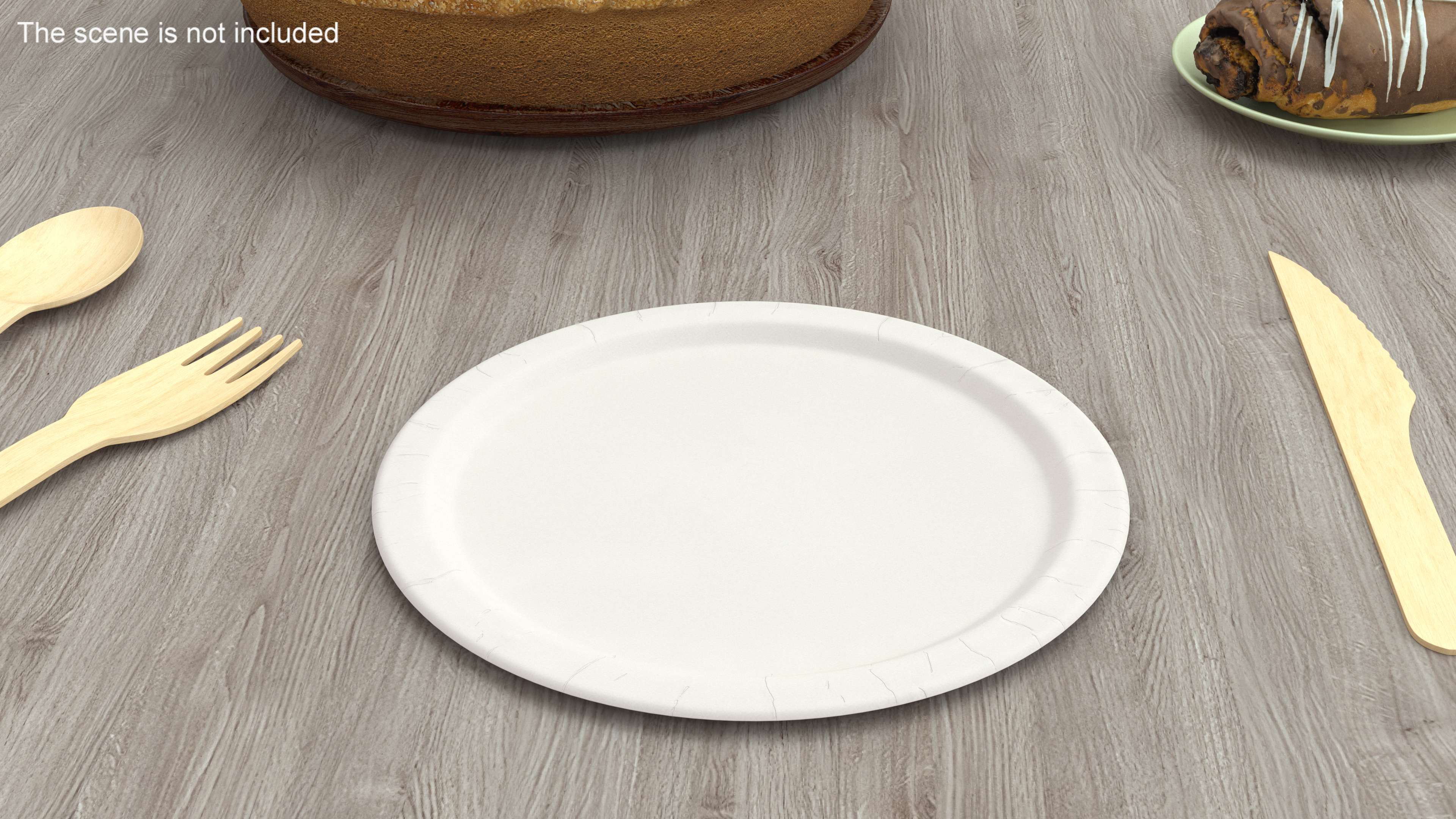 Disposable Paper Plate 3D