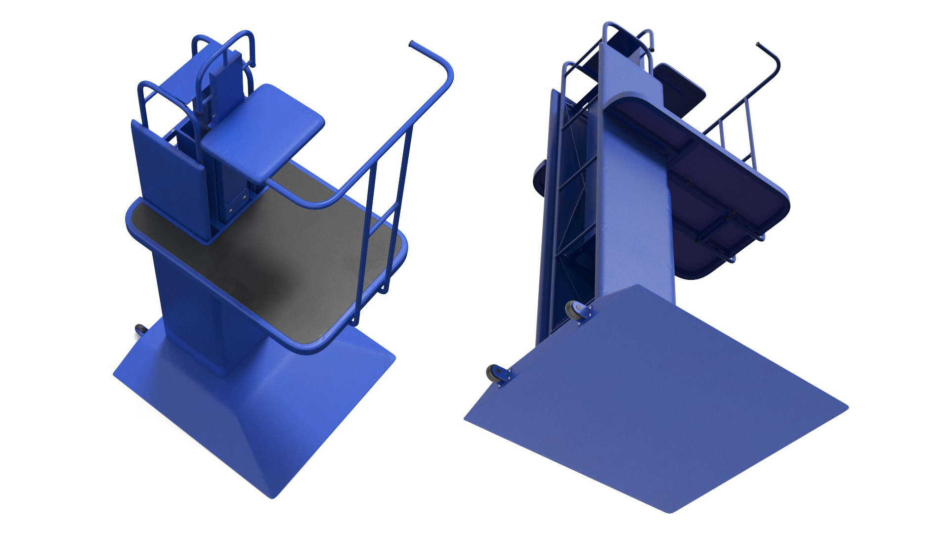 3D Volleyball Umpire Chair Blue model