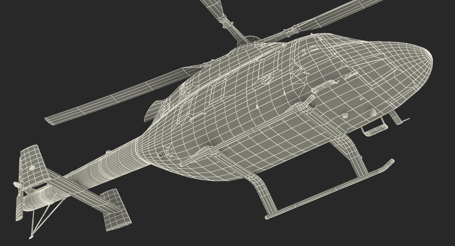 3D Kazan Ansat Russian Light Helicopter